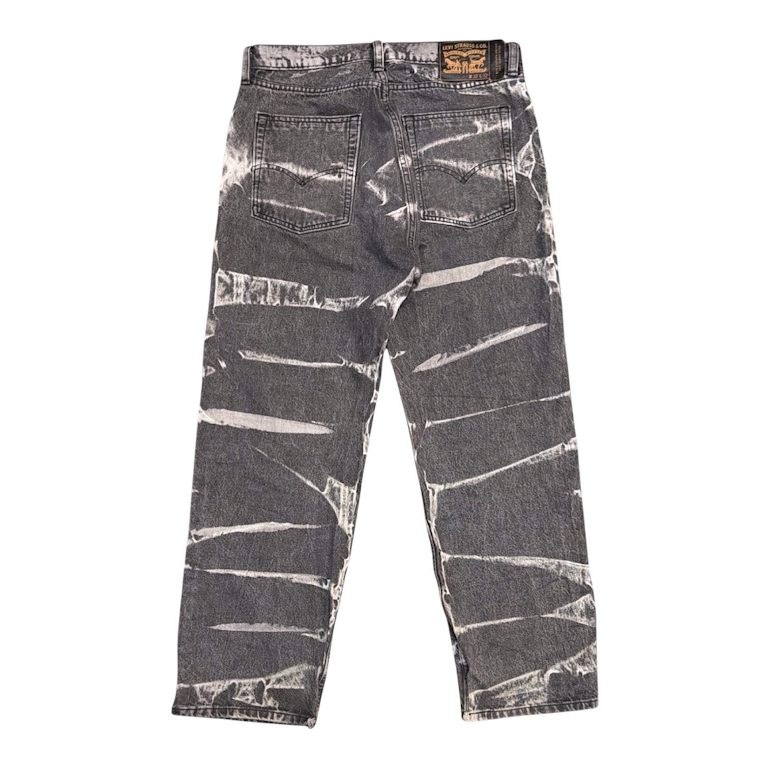 Levi's Bleach Straight Denim Grey Jeans