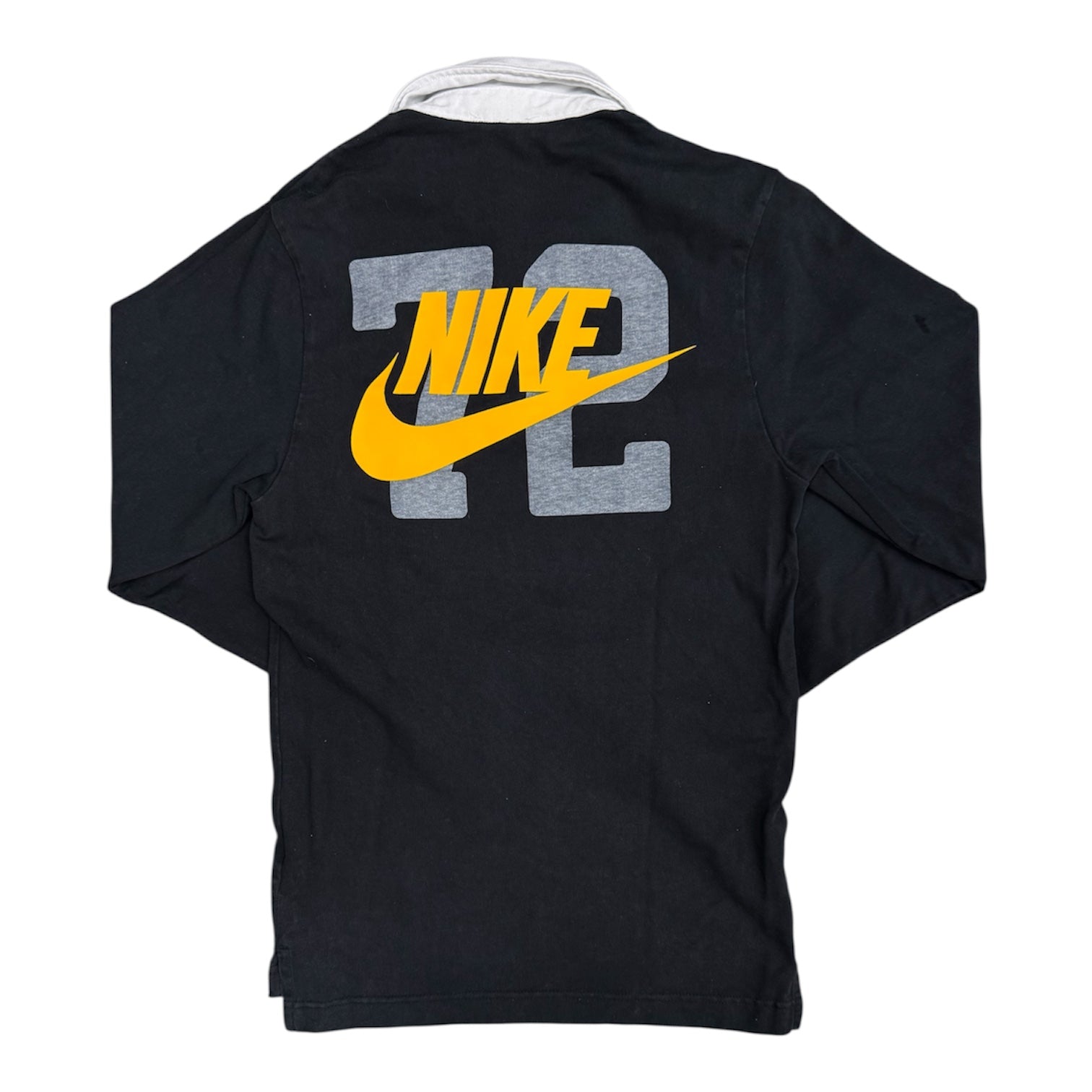 Nike Black Yellow Polo Long Sleeve