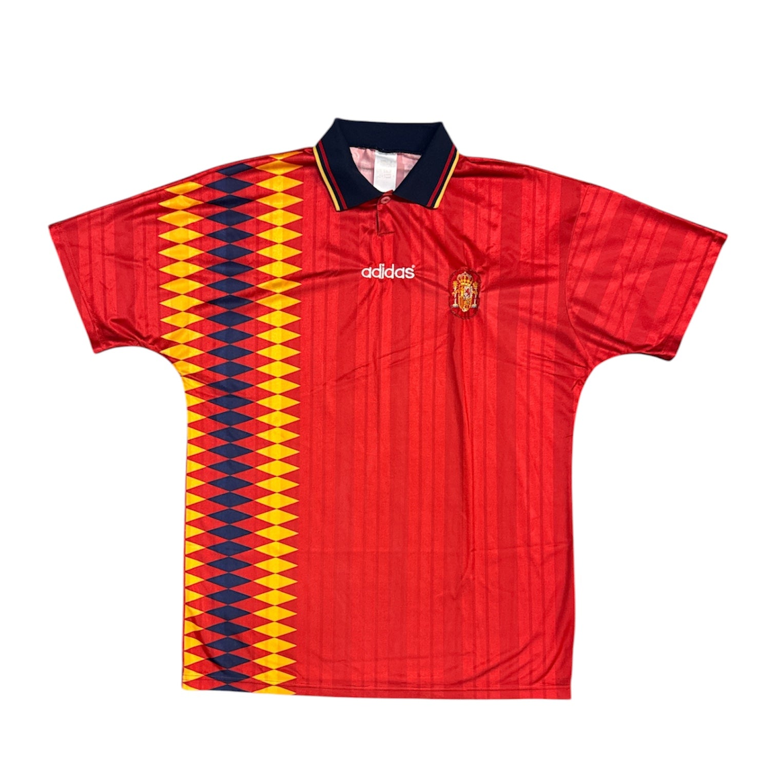 Vintage Adidas Spain 1994 Home Football Jersey