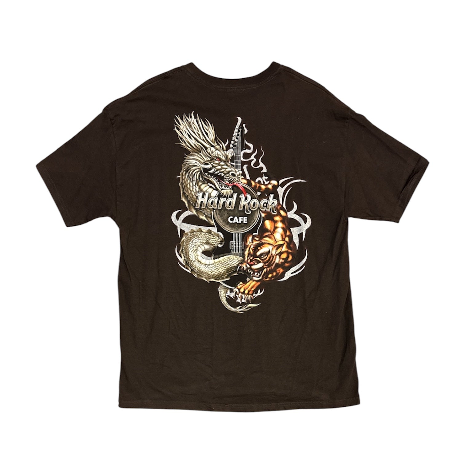 Hard Rock Cafe Orlando Tribal Brown Tshirt