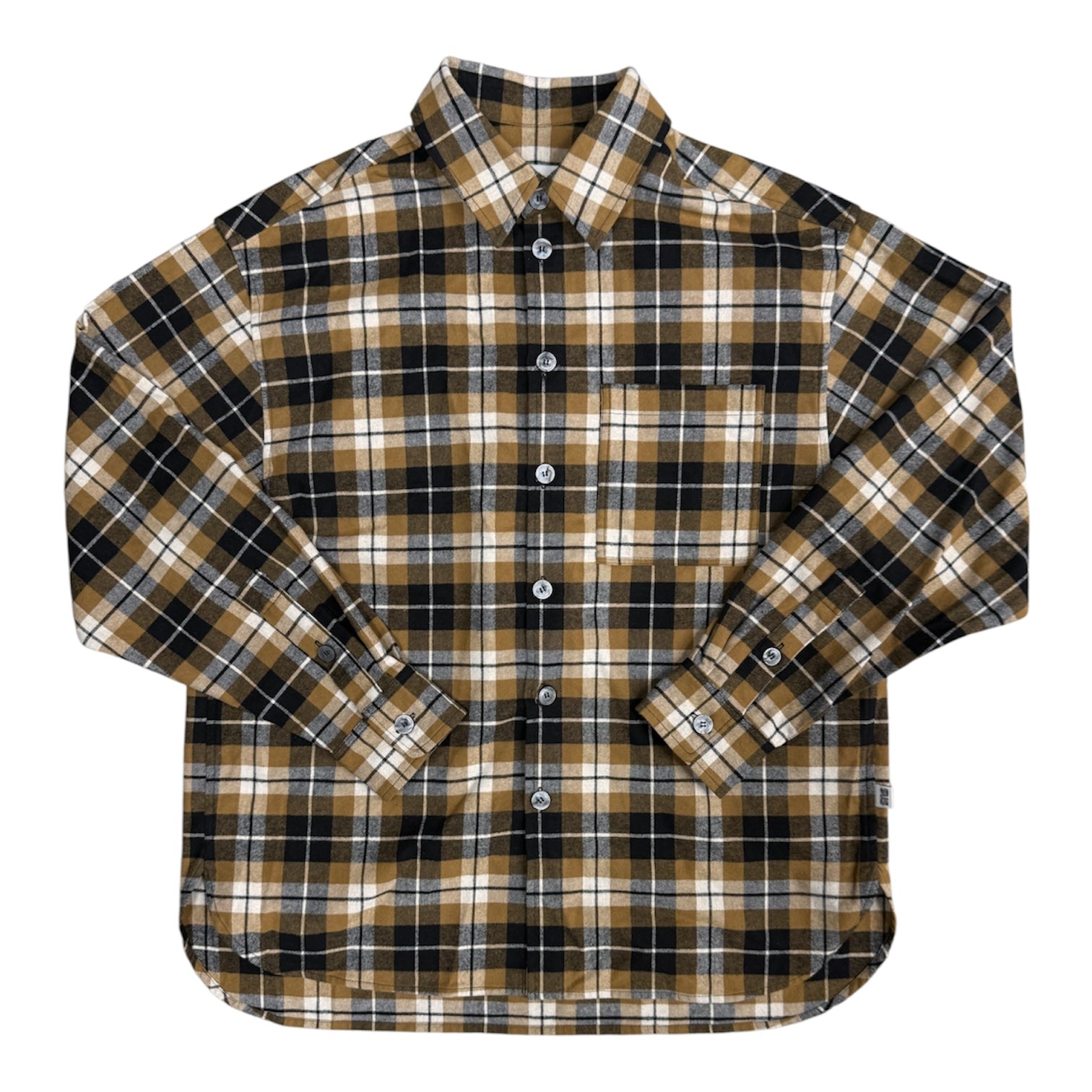 Sneakersnstuff Brown Flannel Overshirt