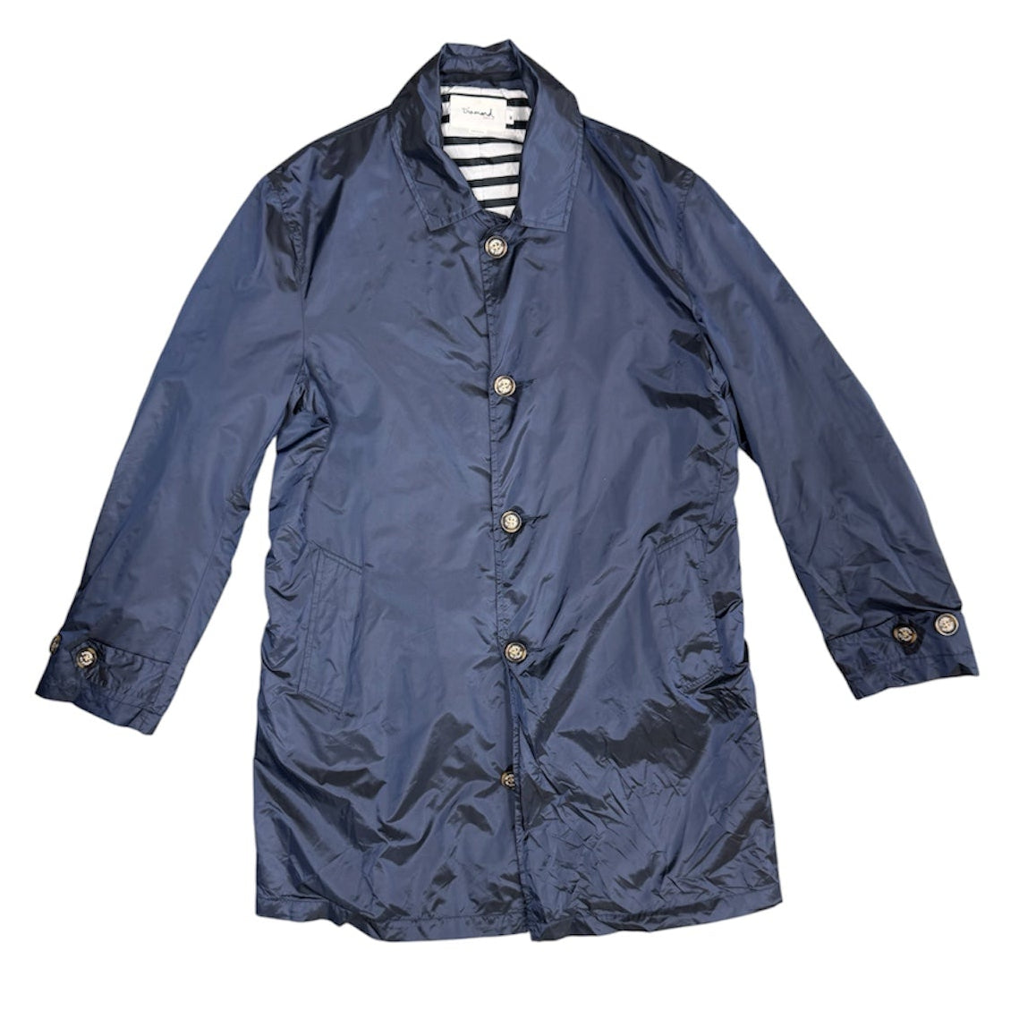 Diamond Supply Co Radient Navy Trech Coat Jacket