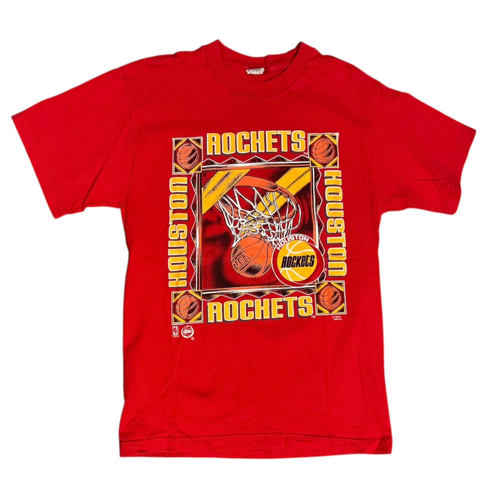 Vintage 1990s Houston Rockets Red Tshirt