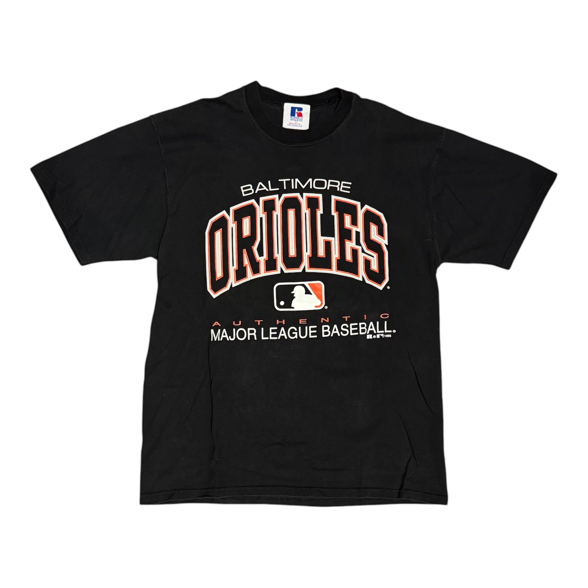 Vintage 1996 Baltimore Orioles MLB Black Tshirt
