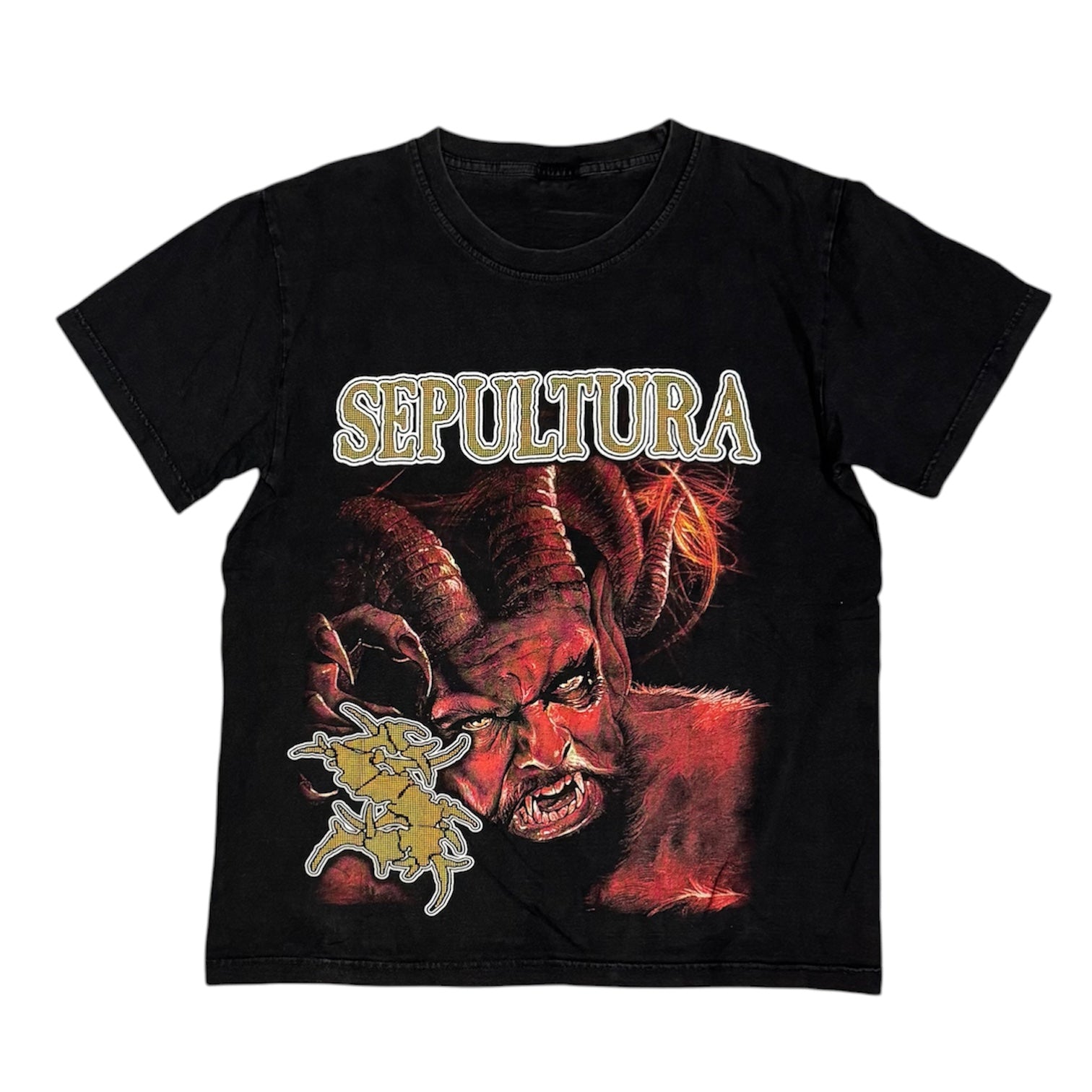 Vintage Sepultura Devil Black Tshirt
