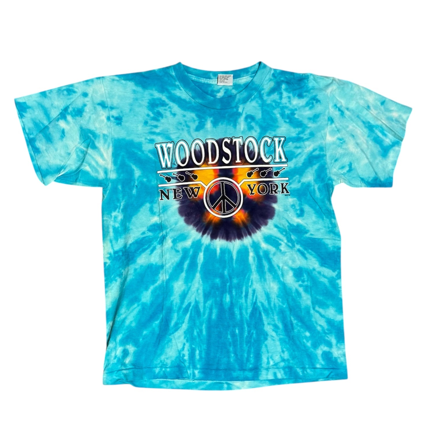 Vintage 1999 Woodstock New York Tie Dye Tshirt