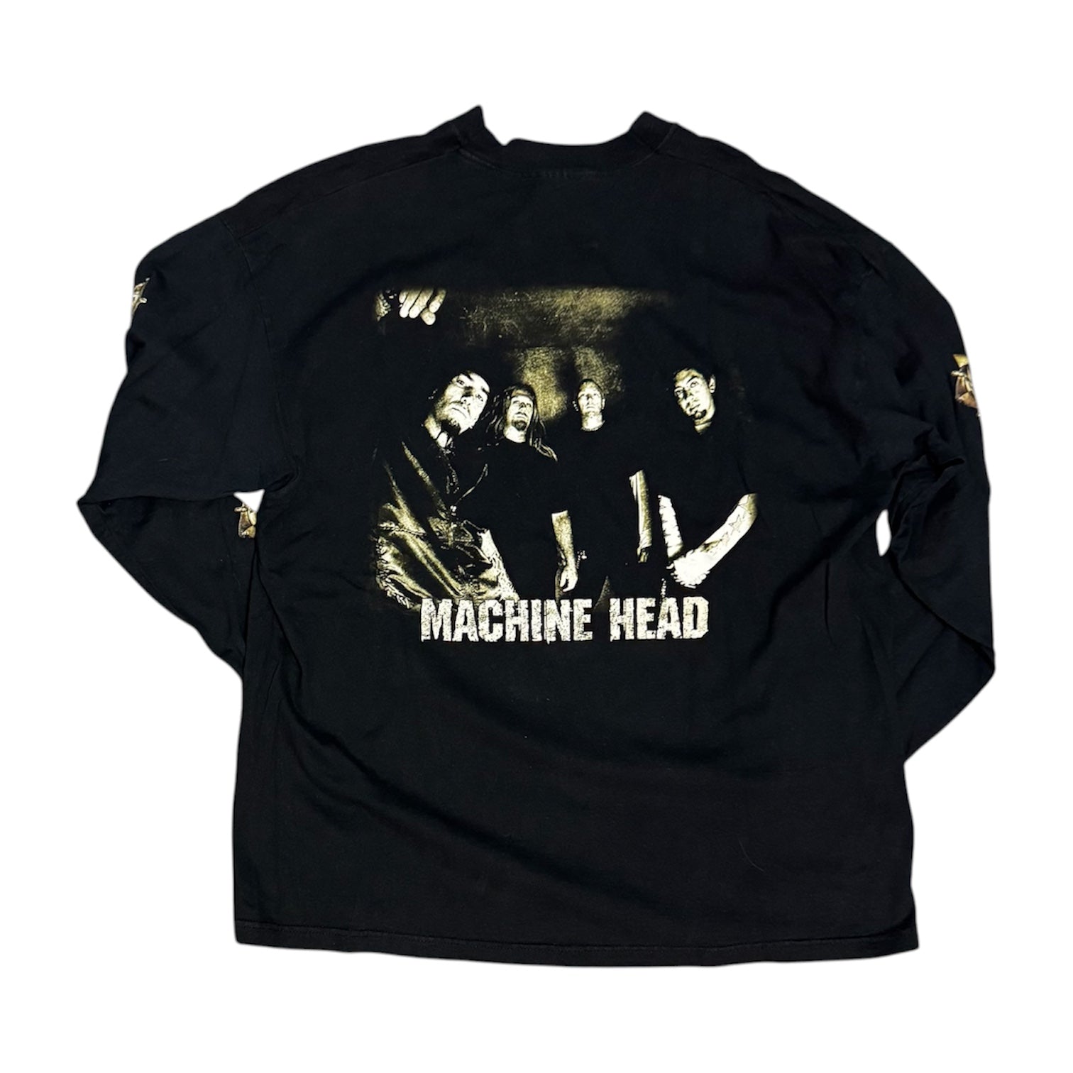 Vintage 2001 Machine Head Supercharger Black Long Sleeve