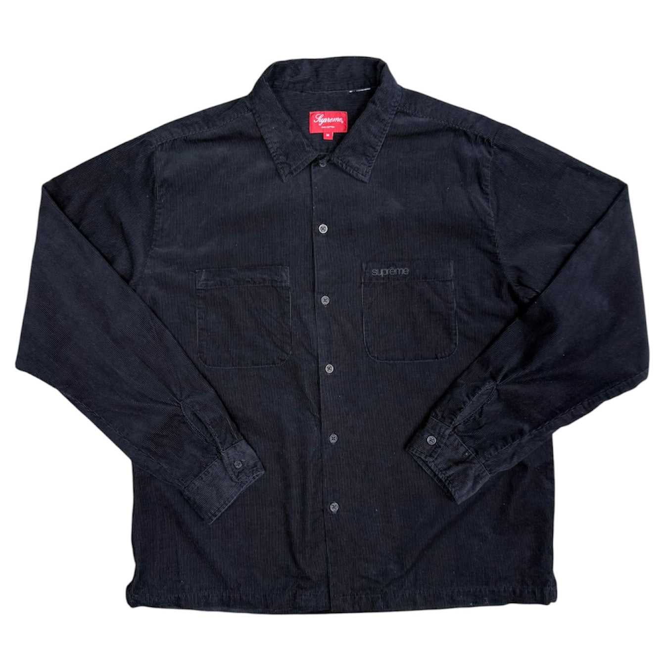 Supreme Black Corduroy Shirt
