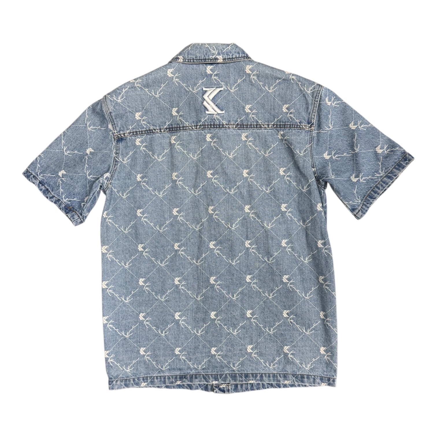 Karl Kani Denim Short Sleeve Overshirt