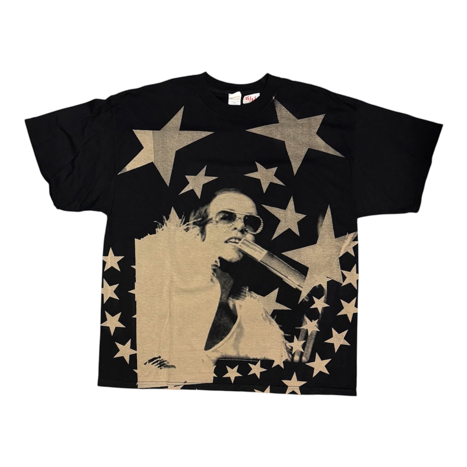 Elton John 2009 Stars Black Tshirt
