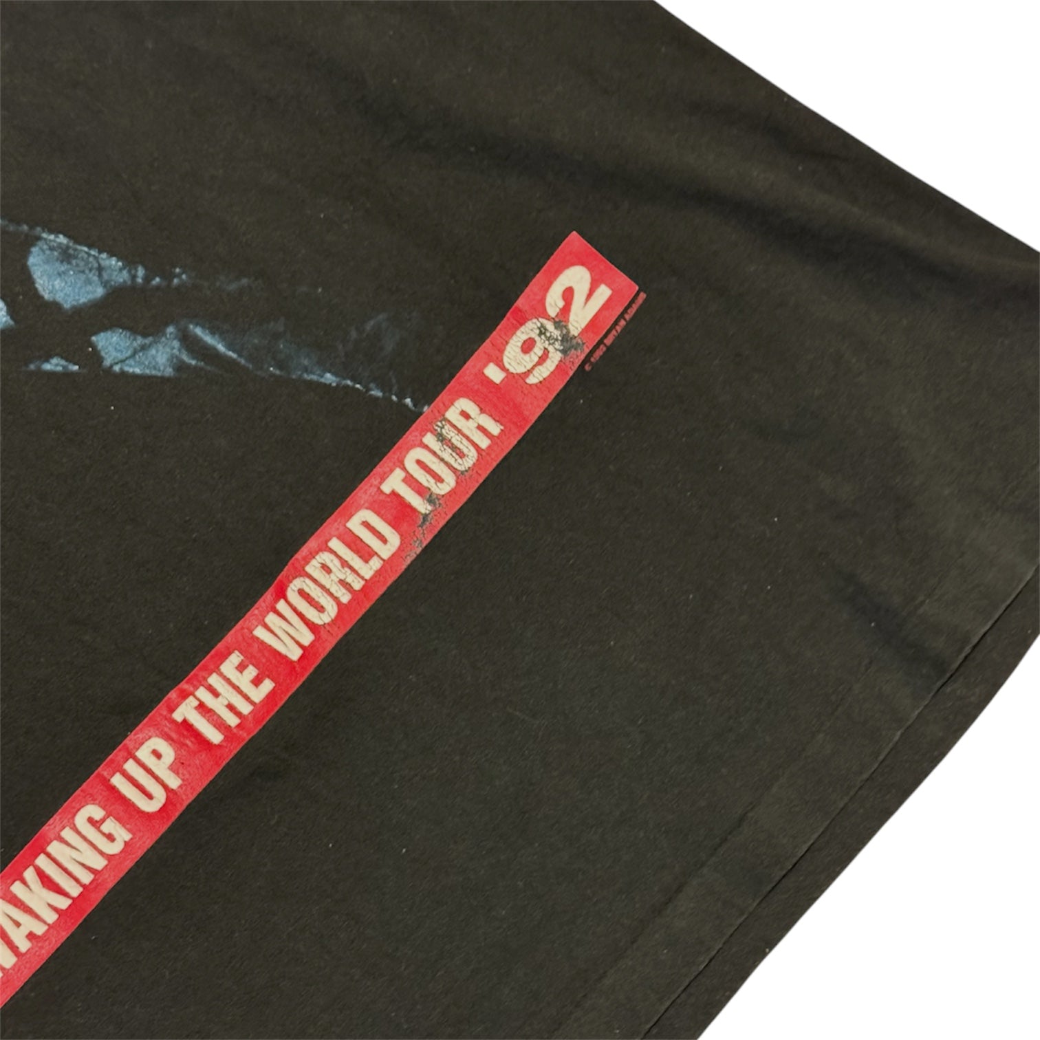 Vintage Bryan Adams 1992 Waking Up The World Tour Black Tshirt