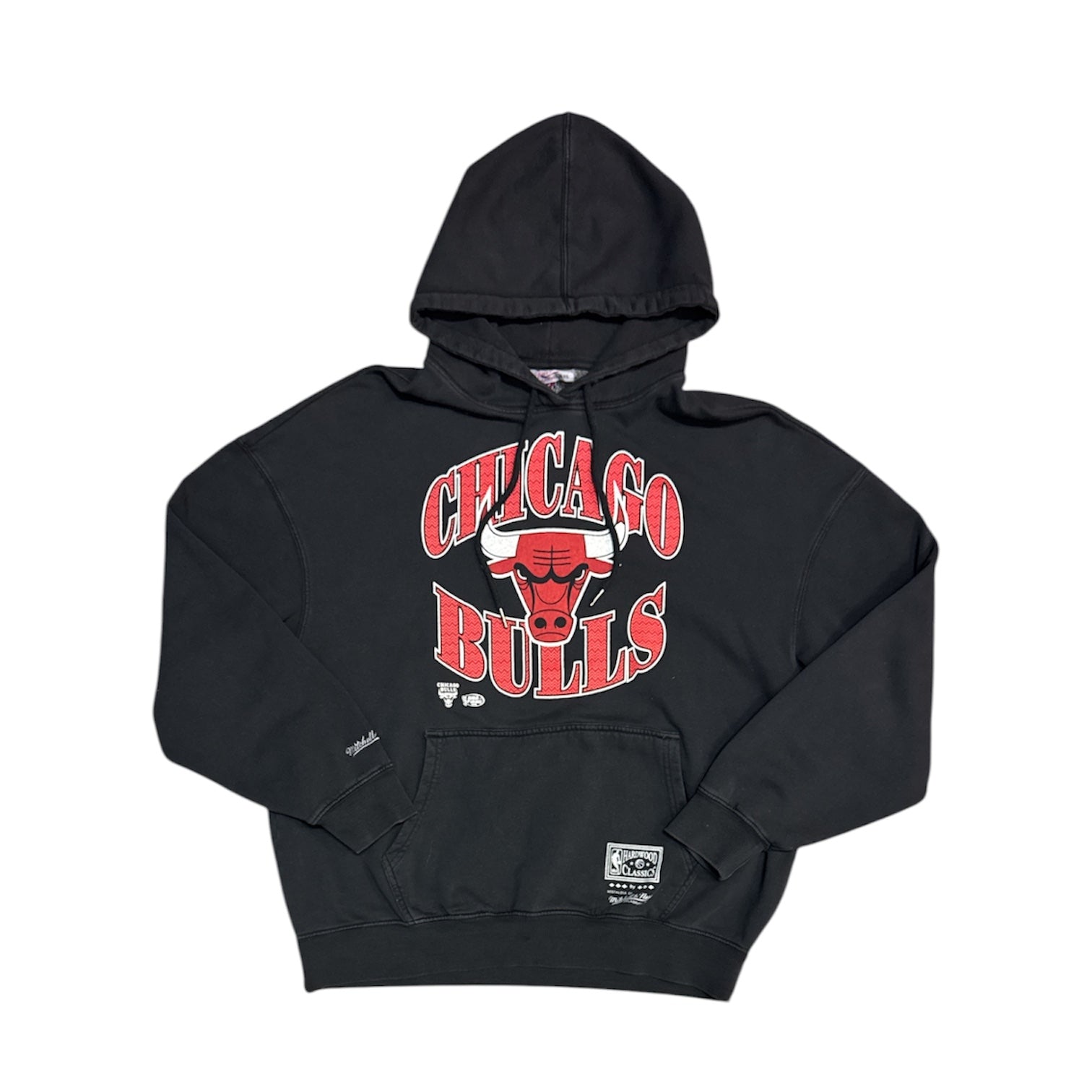 Mitchell & Ness Hardwood Classics Chicago Bulls Black Hoodie