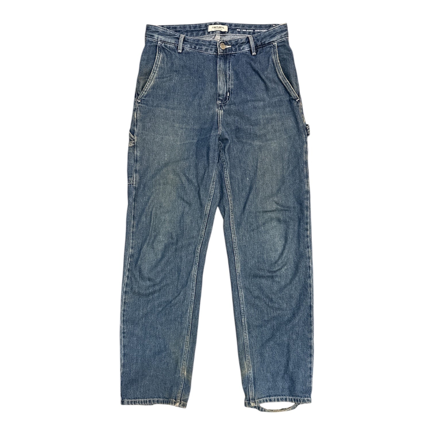 Carhartt WIP W' Pierce Straight Washed Blue Jeans