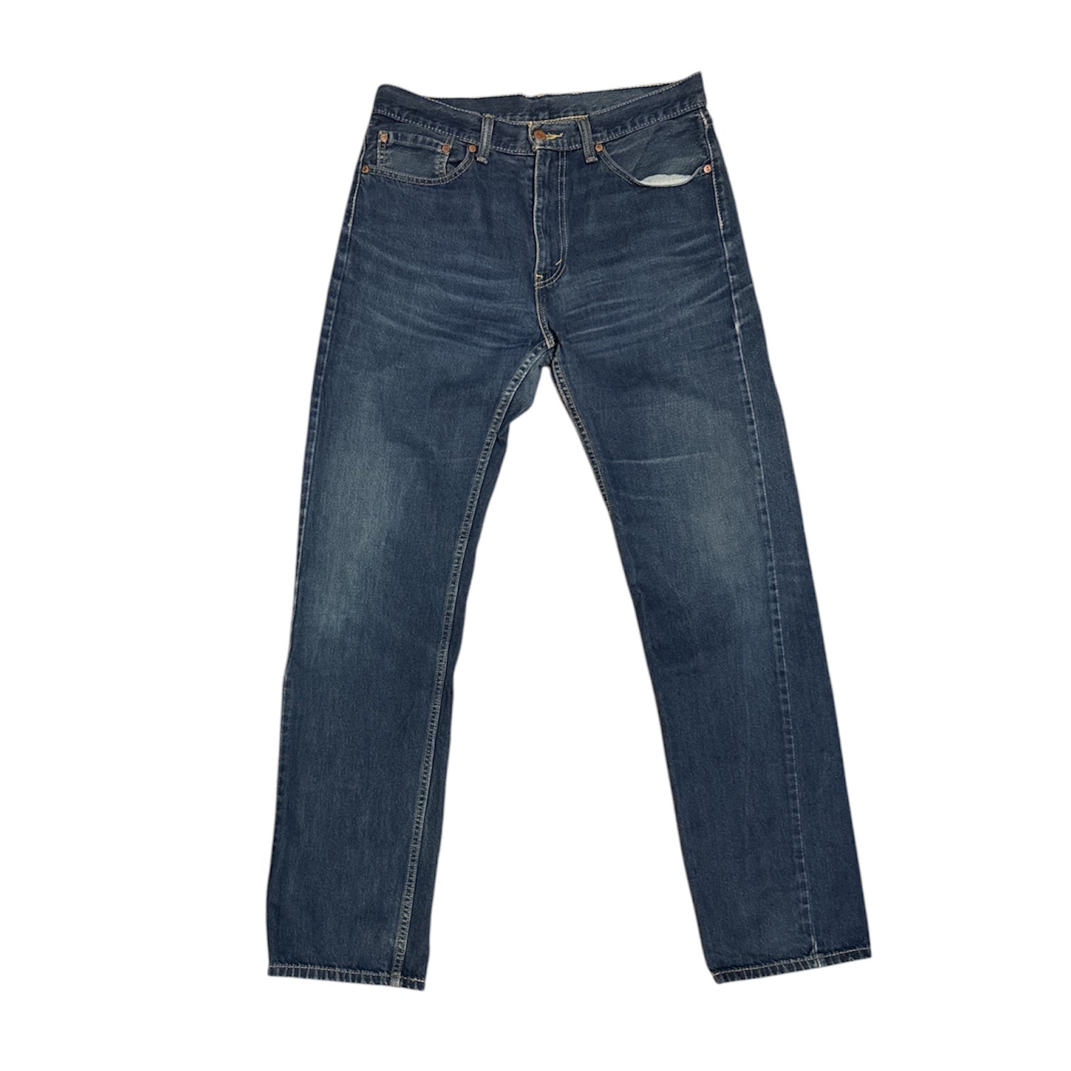 Levi's 505 Straight Dark Blue Jeans