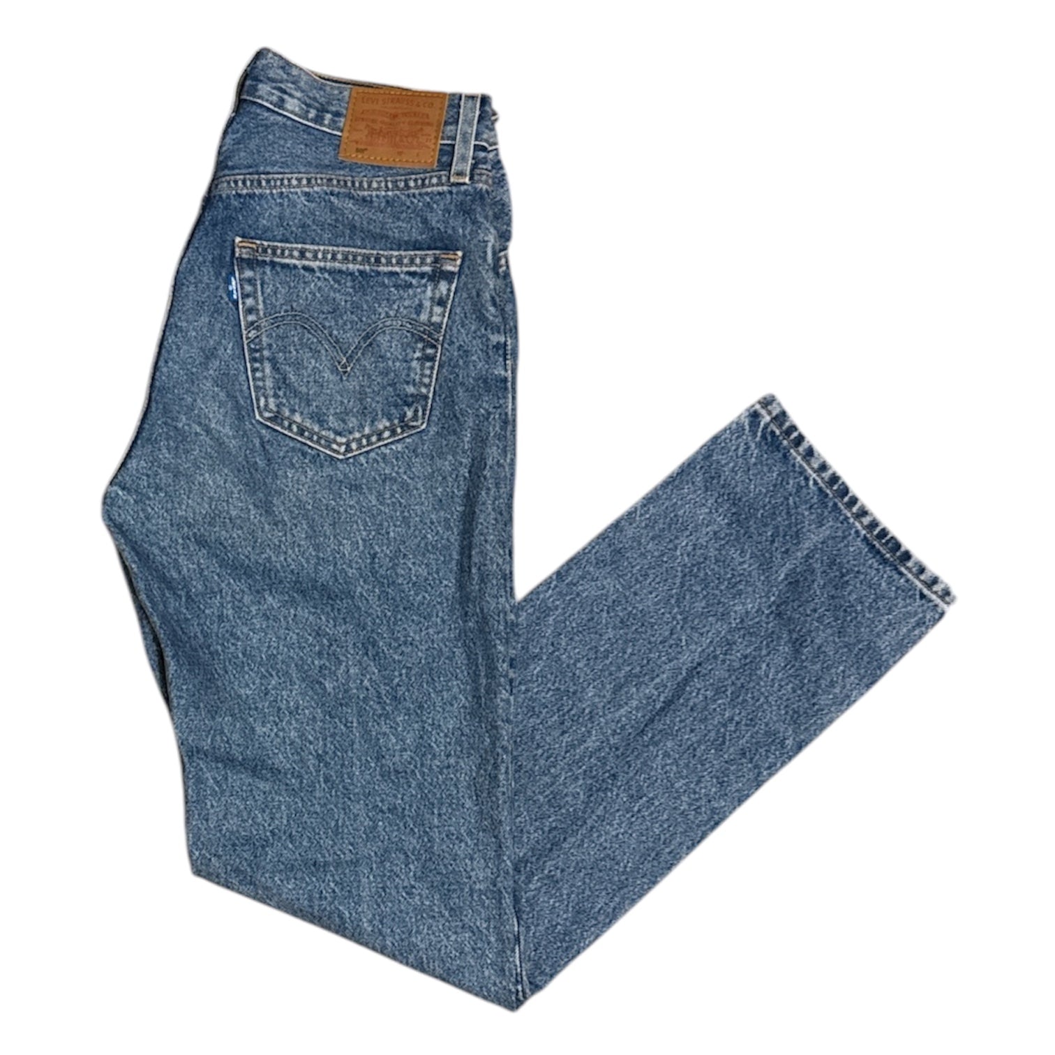 Levi's Premium 501 90's Washed Blue Blue Jeans (W)