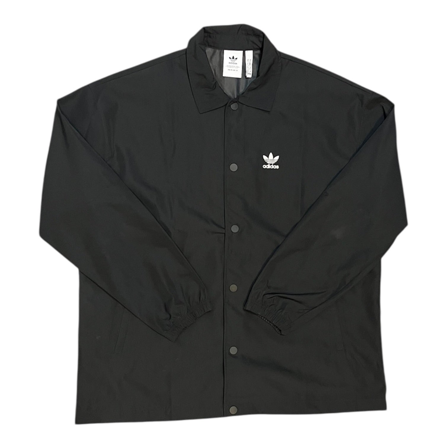 Adidas Coach Nylon Black Jacket
