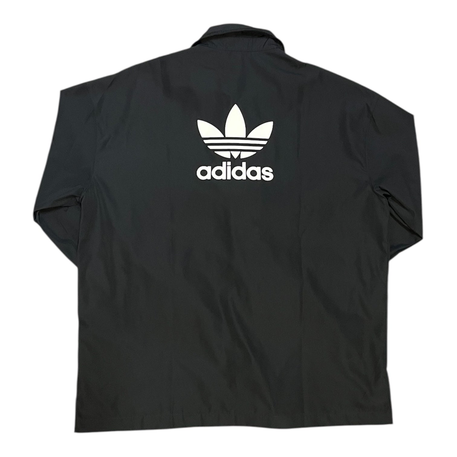 Adidas Coach Nylon Black Jacket