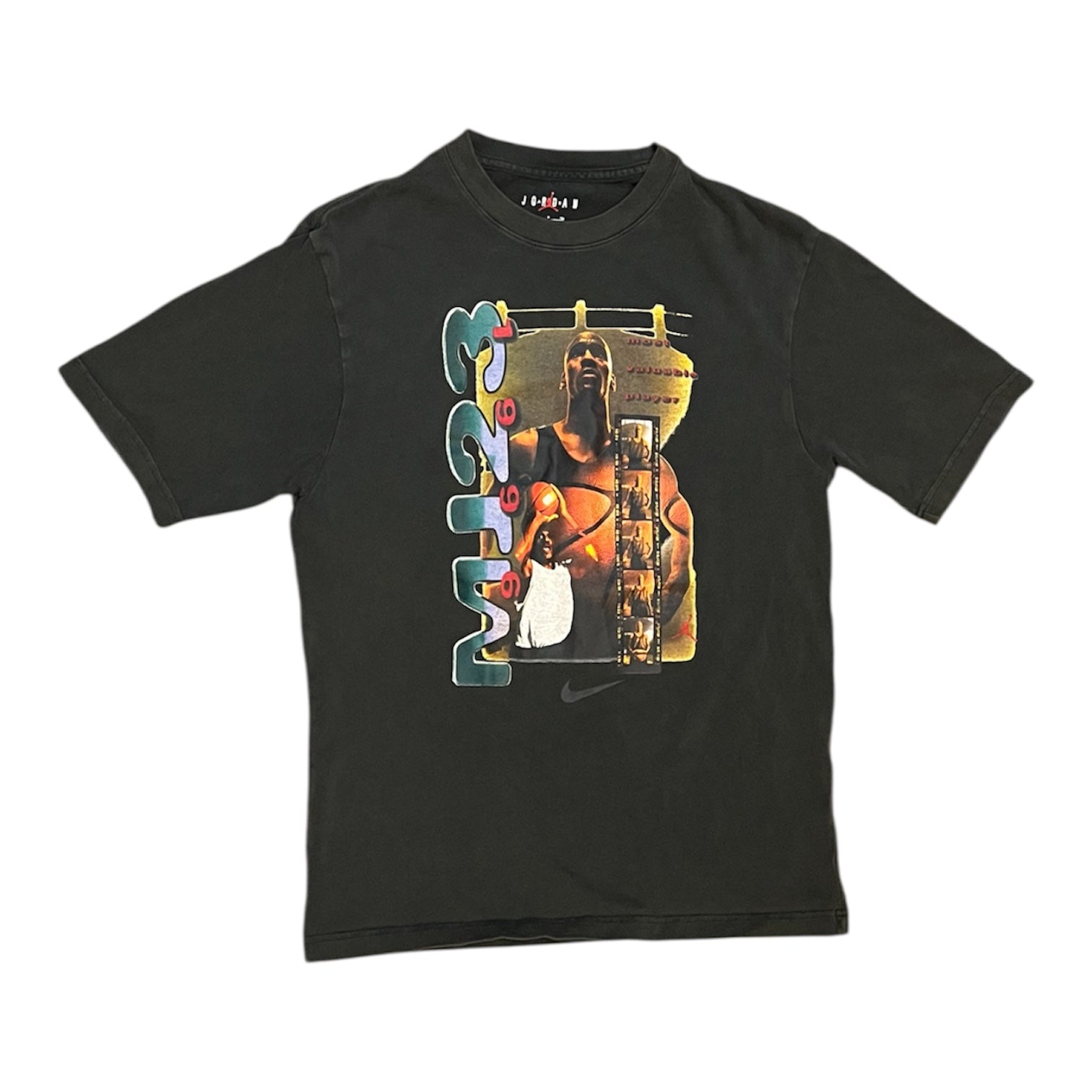 Jordan 1996 MVP Washed Black Tshirt