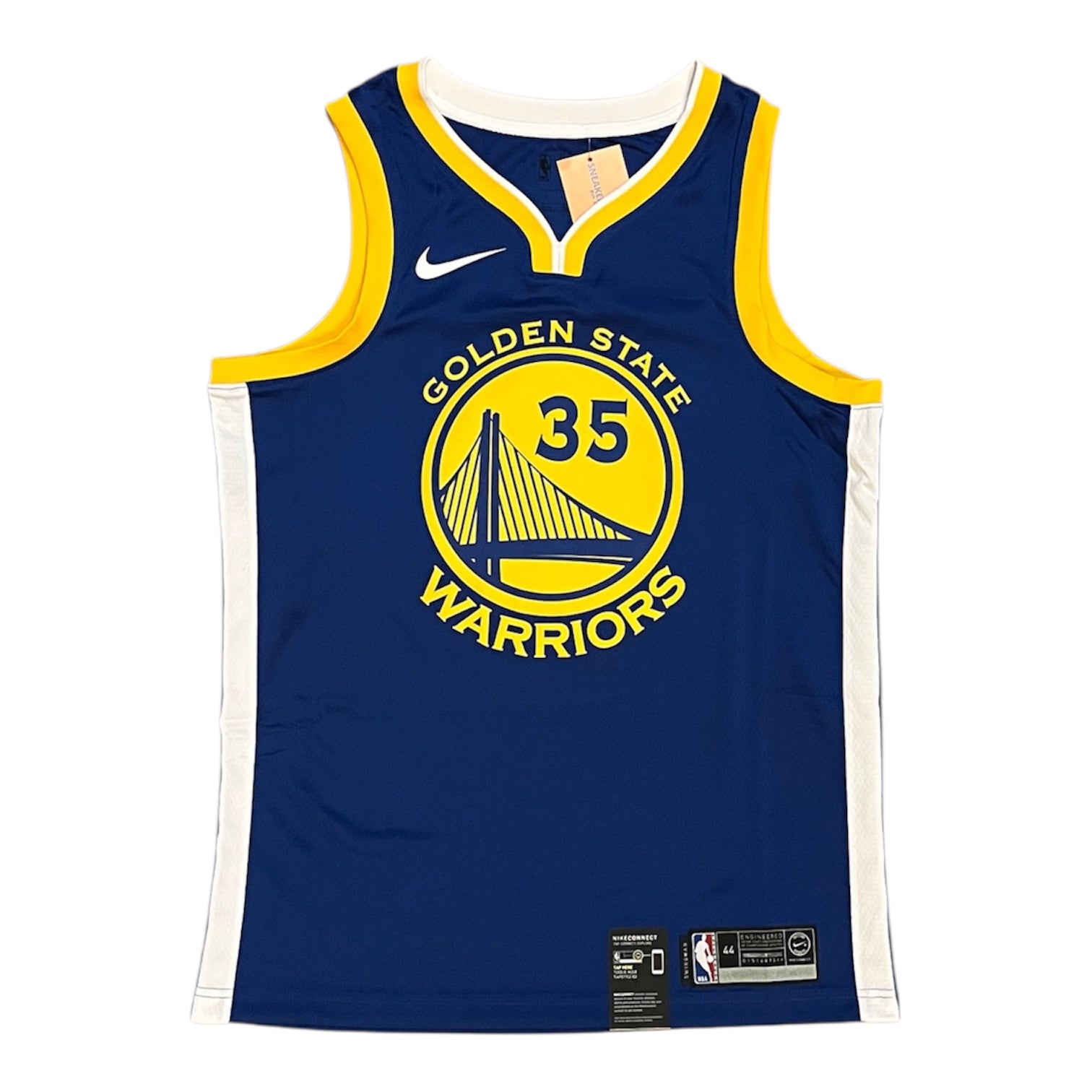 Nike Golden State Warriors Kevin Durant #35 Swingman Basketball Jersey