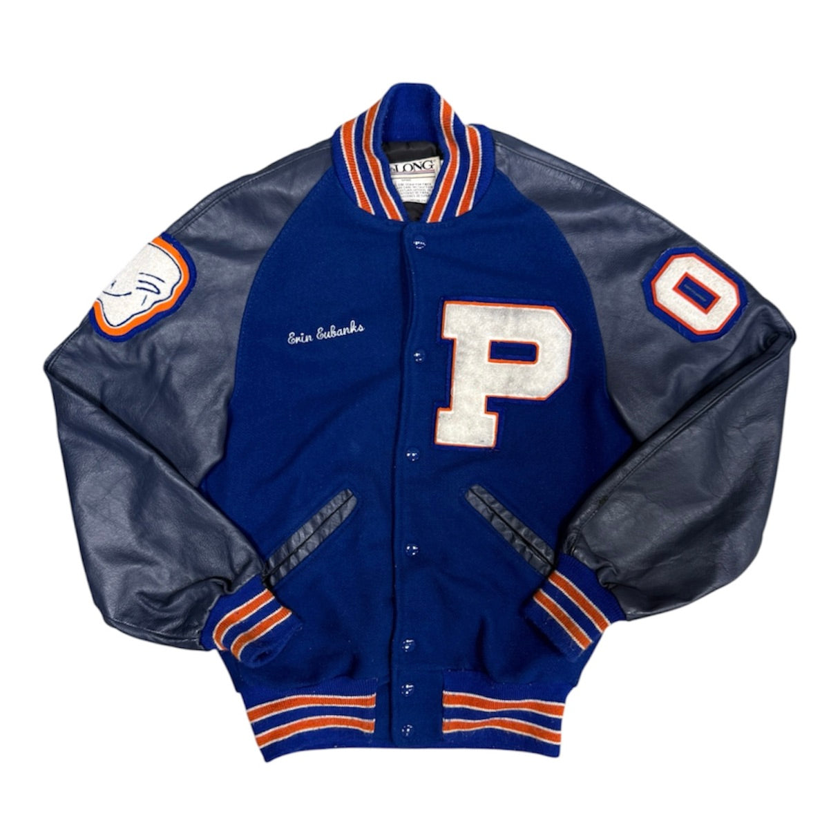Delong Navy Varsity Jacket