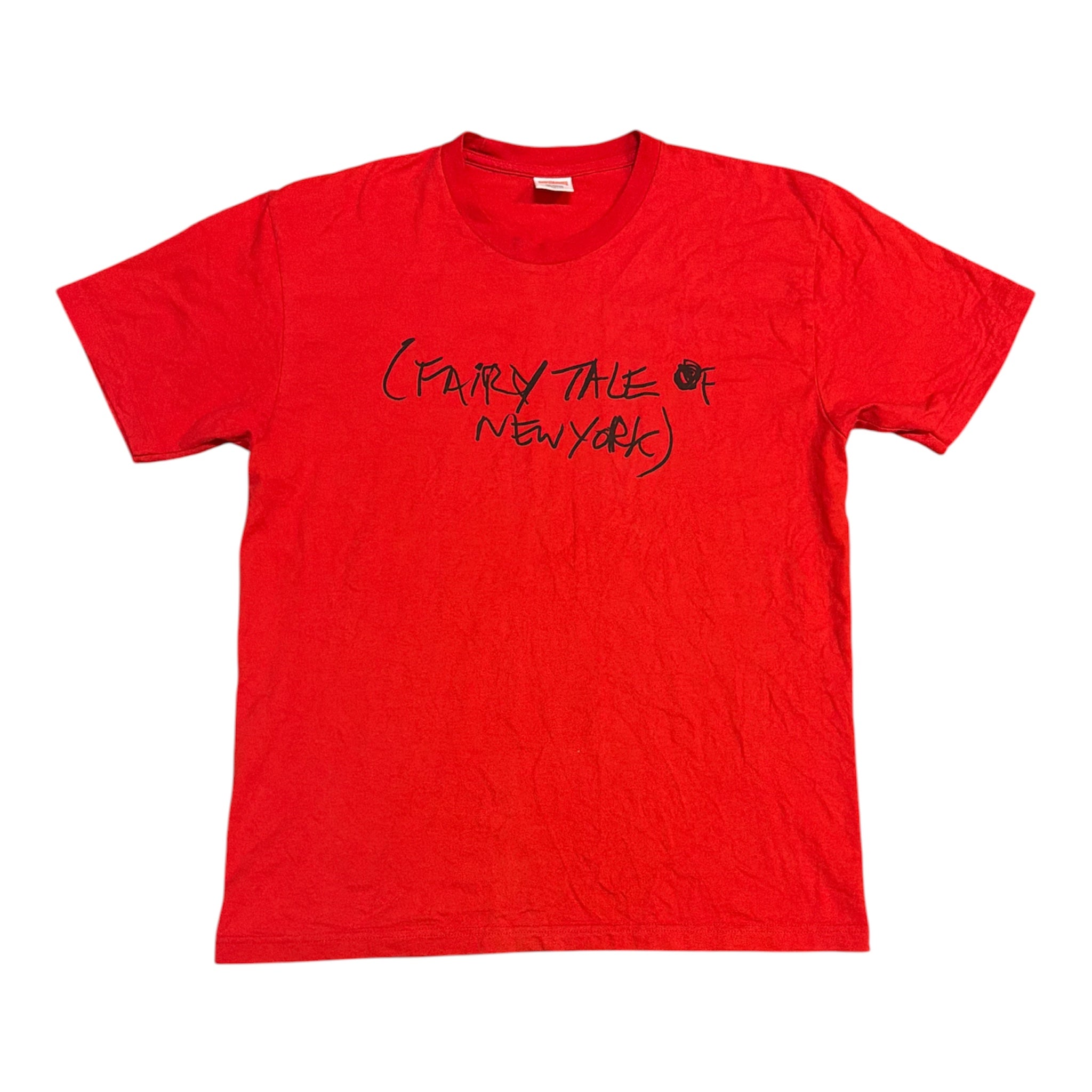 Supreme FW13 Fairy Tale of New York Red Black Tshirt