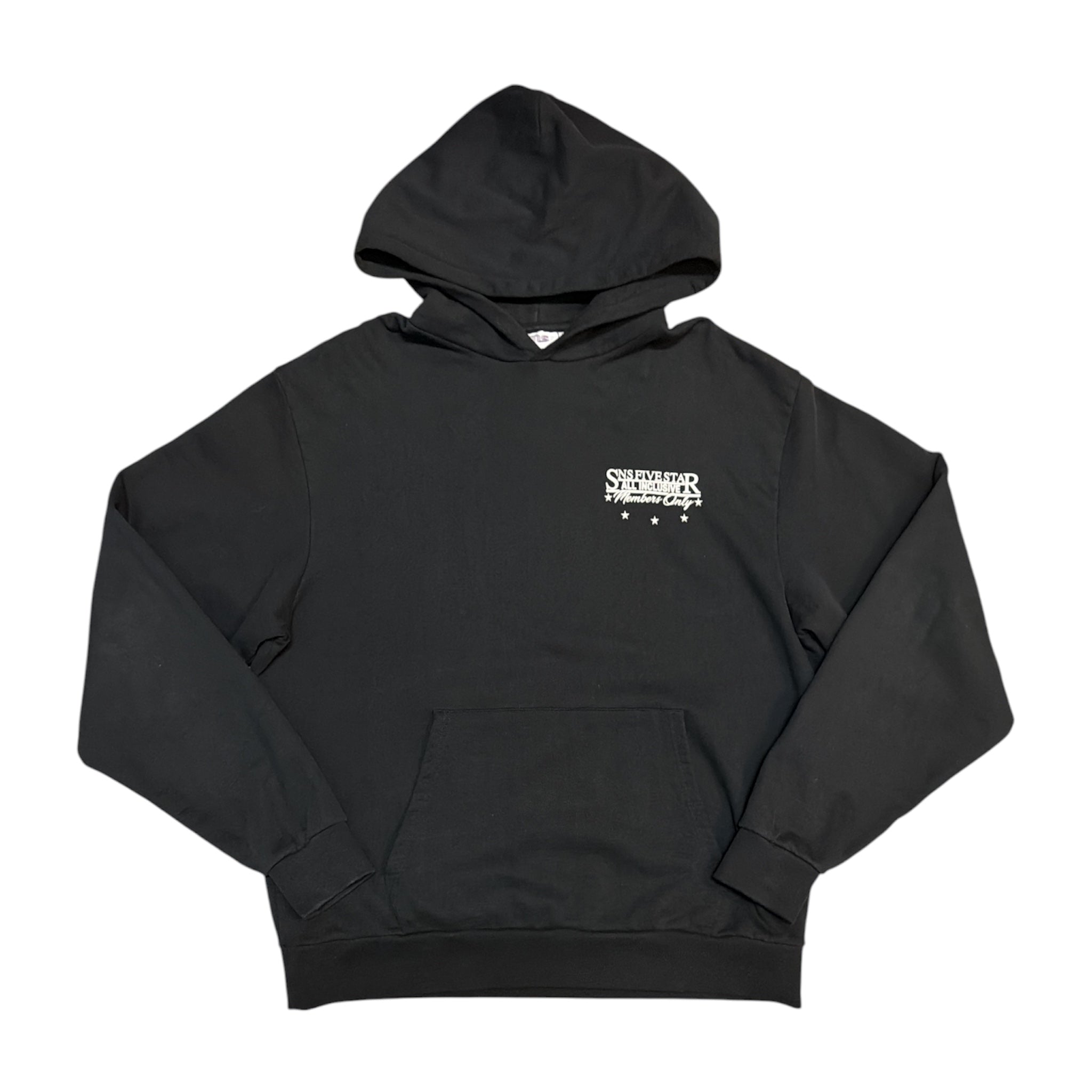 Sneakersnstuff Five Star All Inclusive Members Only Black Hoodie