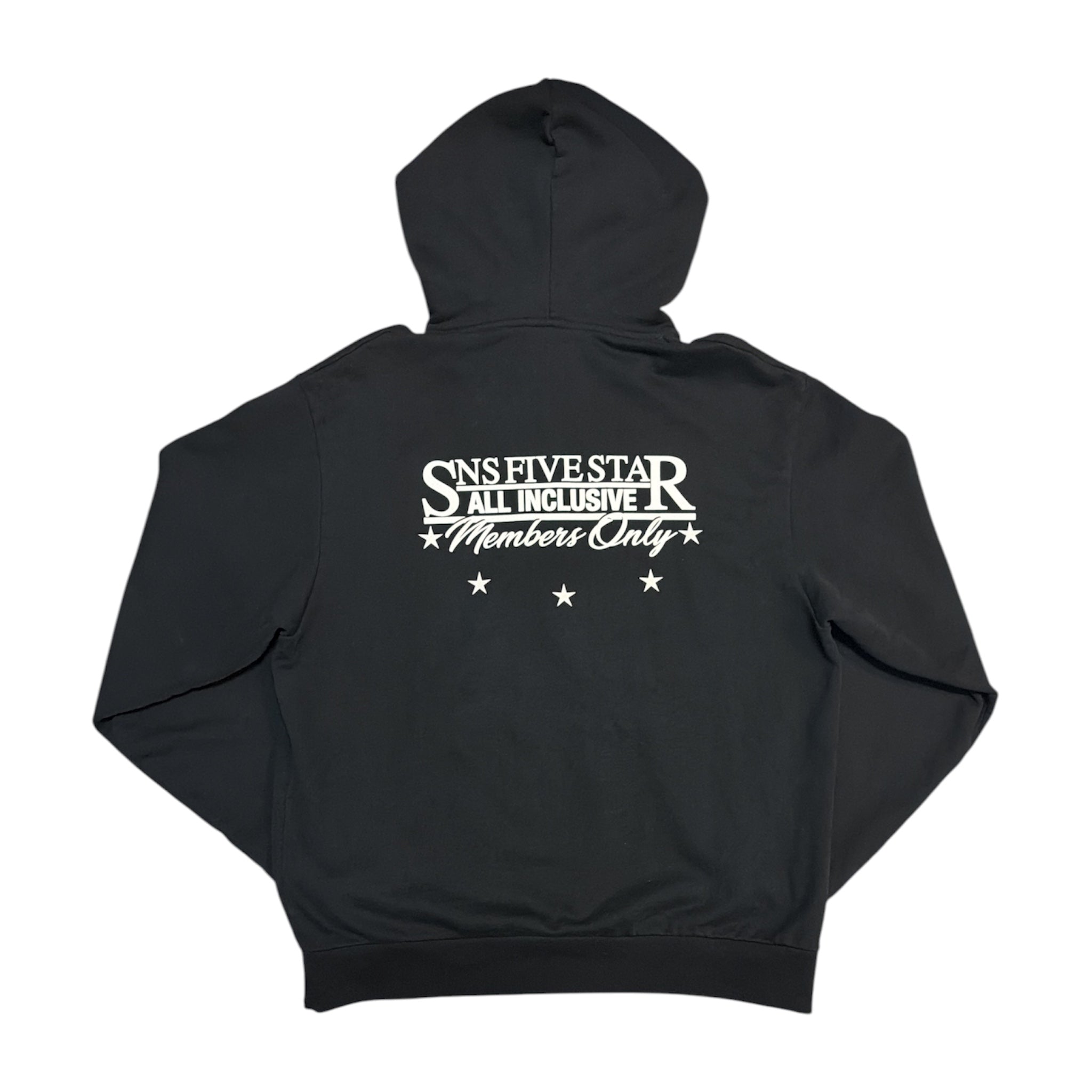 Sneakersnstuff Five Star All Inclusive Members Only Black Hoodie
