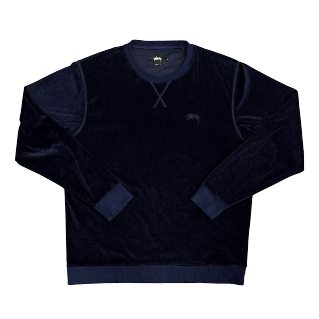 Stussy Velour Crewneck Sweater