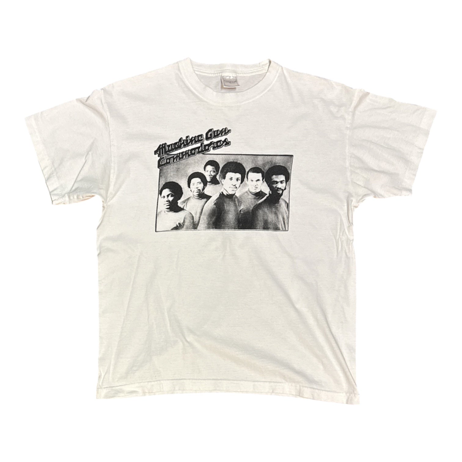 The Commodores Machine Gun White Tshirt