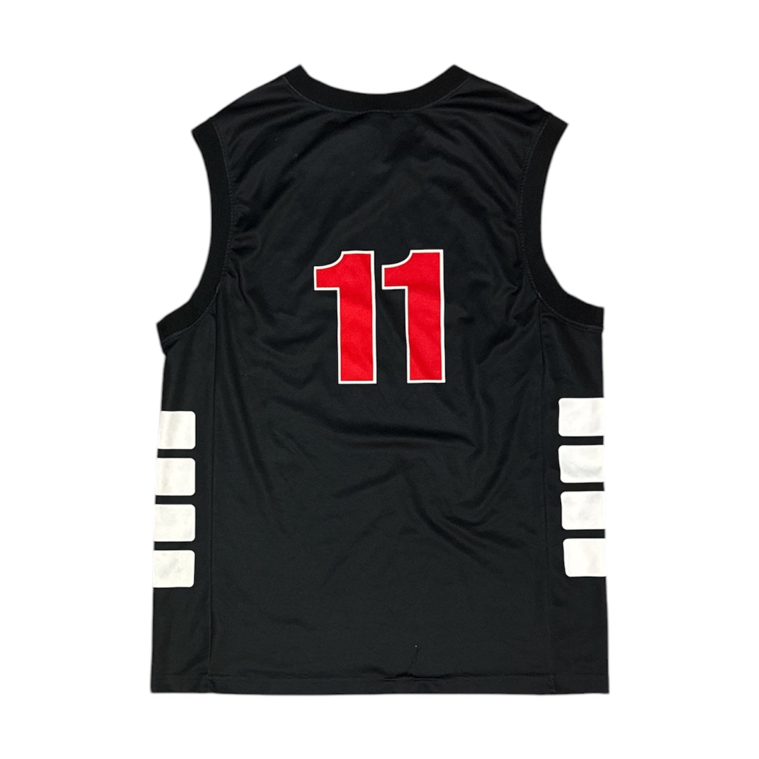 Jordan NCAA Cincinnati Bearcats #11 Black Red Basketball Jersey