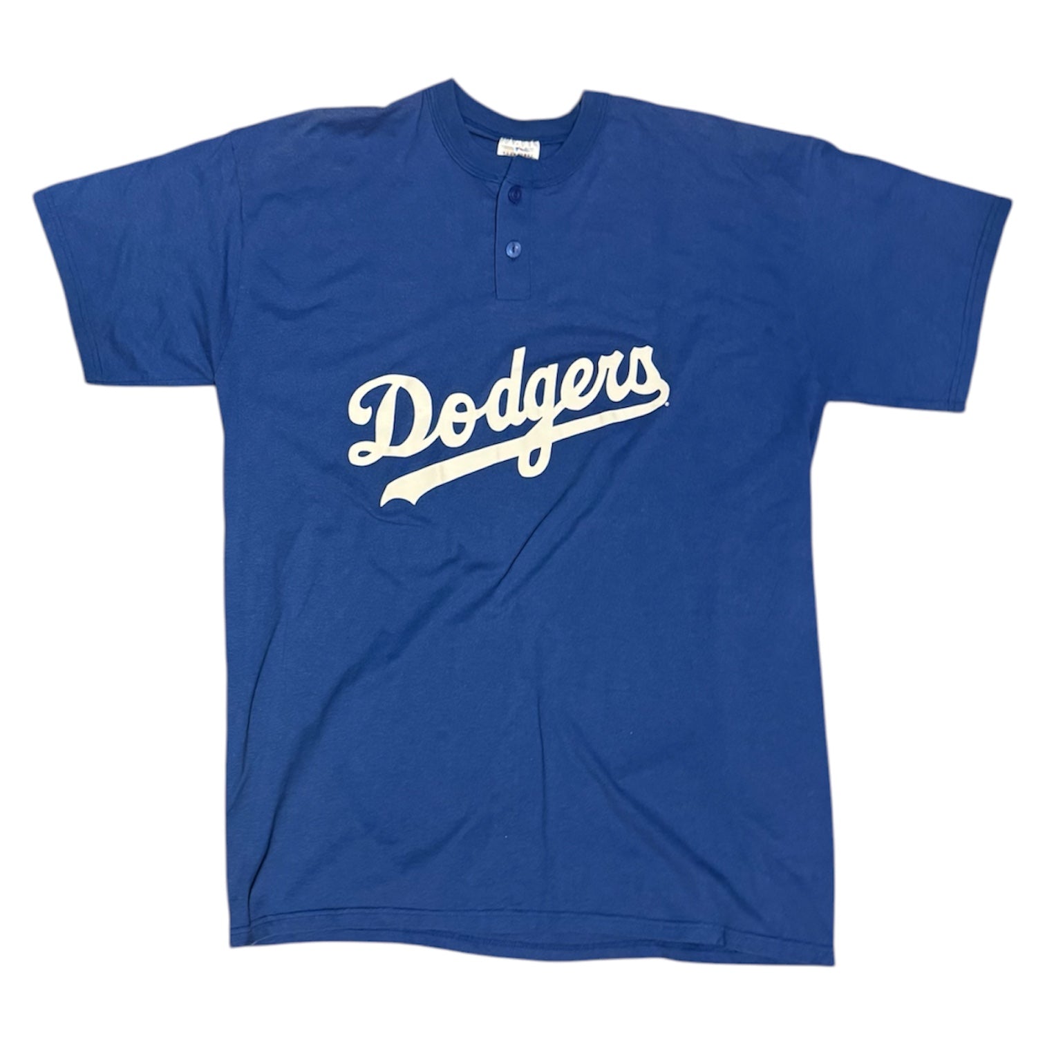 Majestic Los Angeles Dodgers Button Neck Tshirt