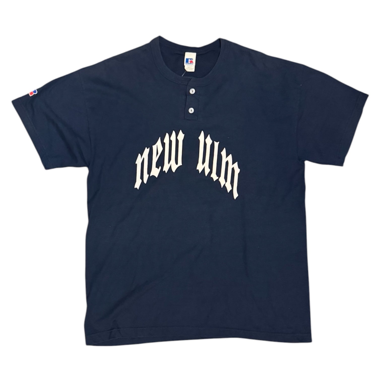 Russell Athletic New Uim Button Neck Tshirt