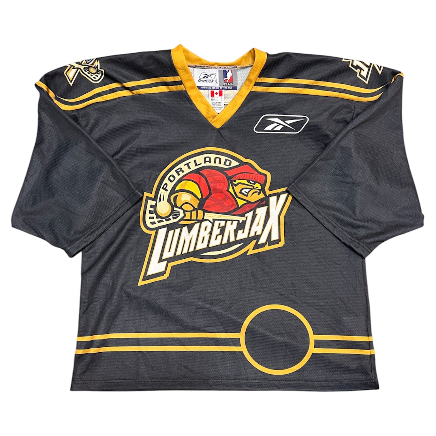 Reebok CCM NLL Portland Lumberjax Lacrose Jersey