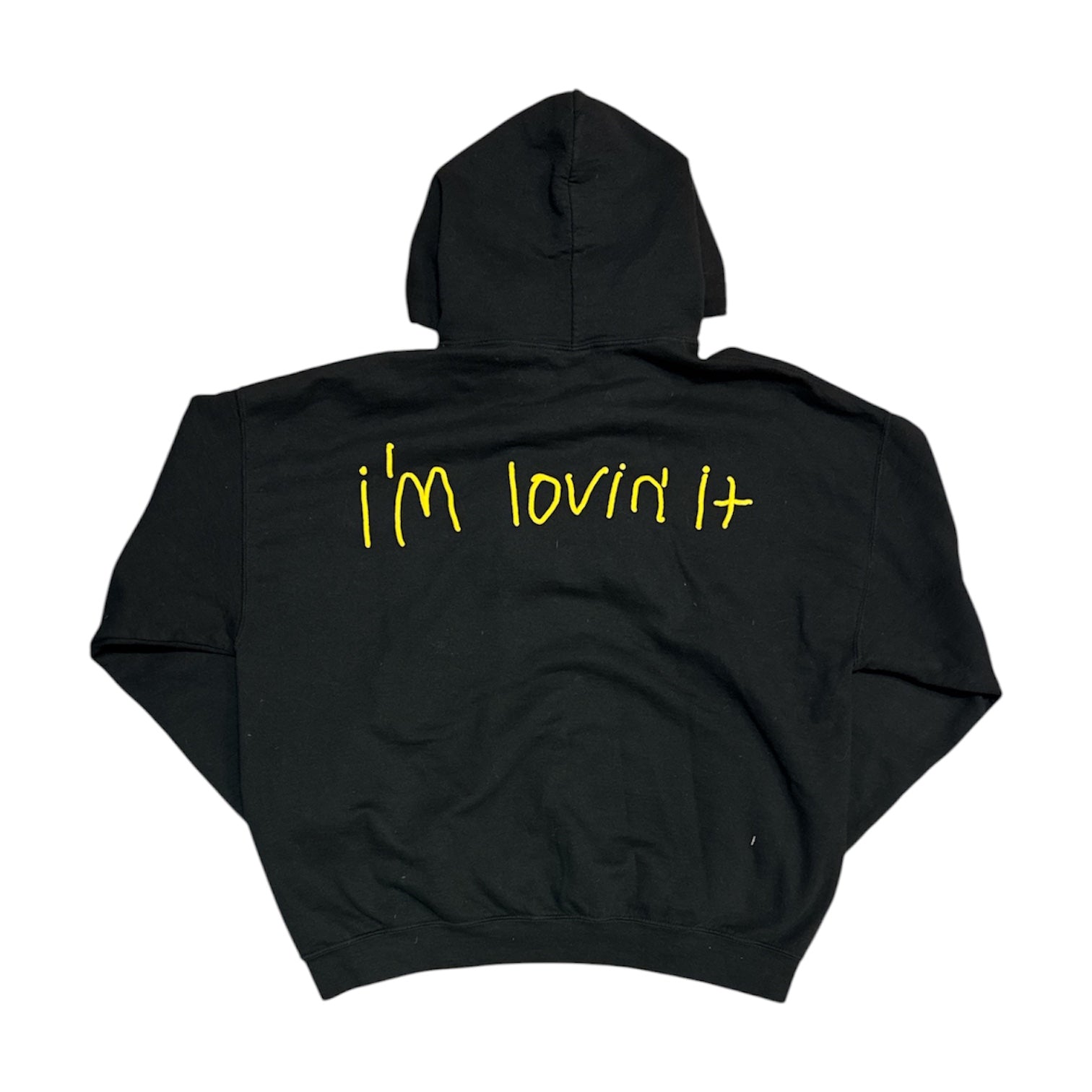 Travis Scott x McDonald's Billions Served Washed Black Hoodie