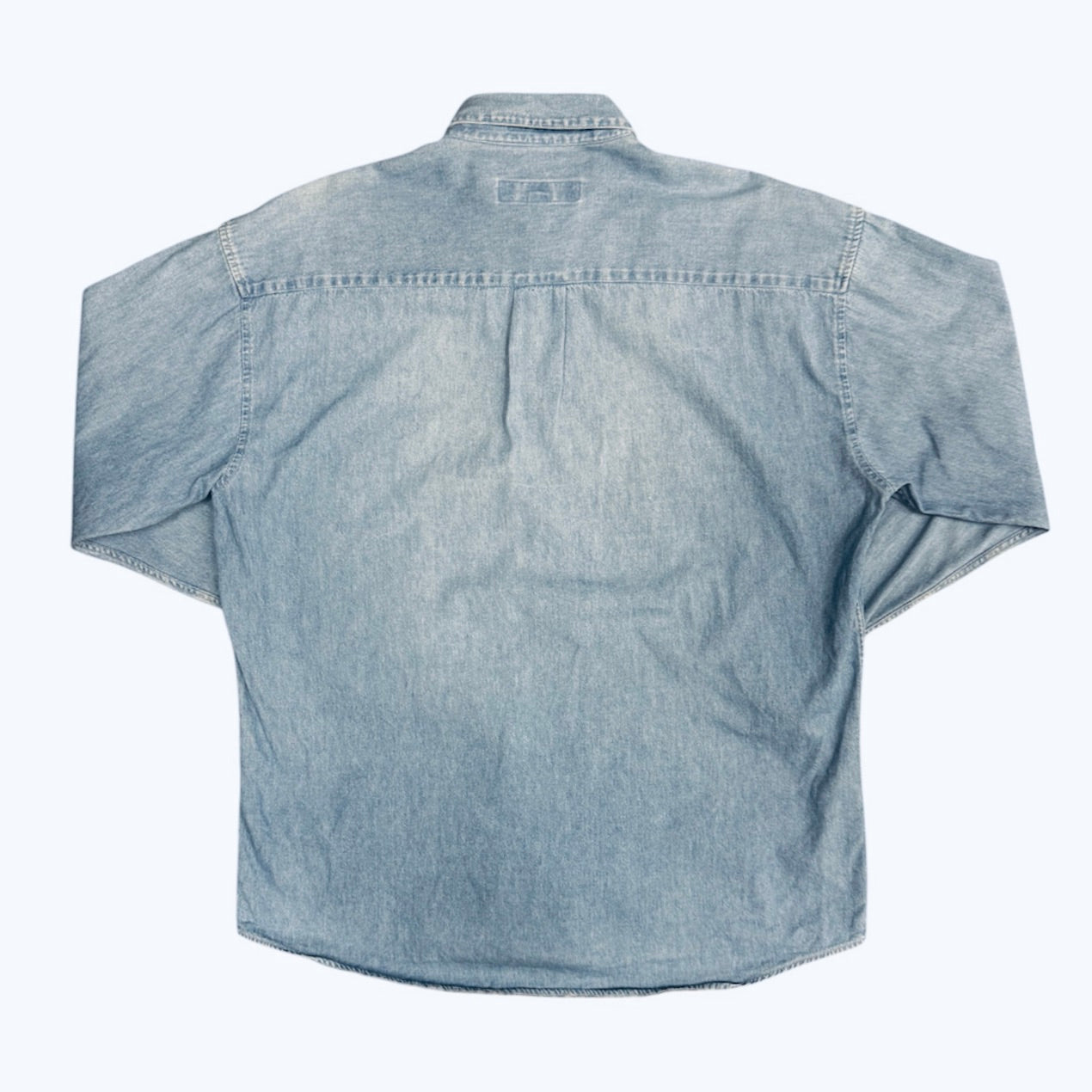 Perry Ellis Portfolio Light Blue Denim Shirt