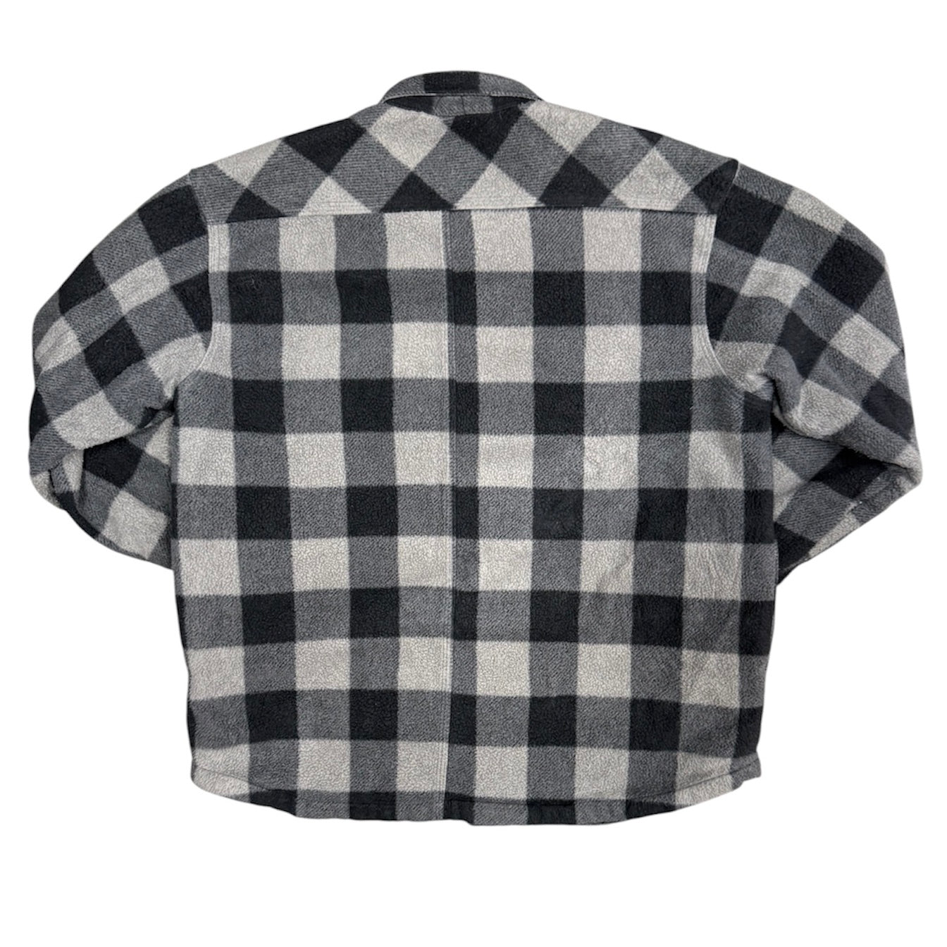 Dickies Grey Black Fleece Padded Overshirt