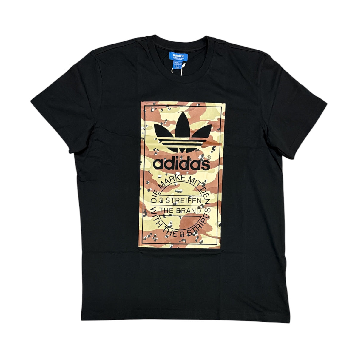 Adidas Camo Label Treefoil Black Tshirt