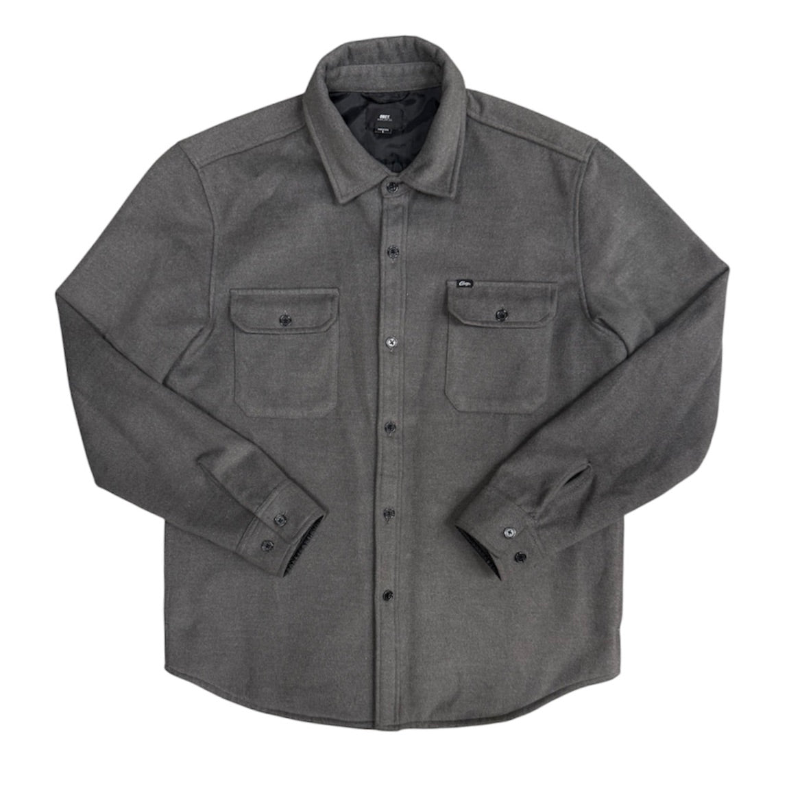 Obey Grey Overshirt Jacket