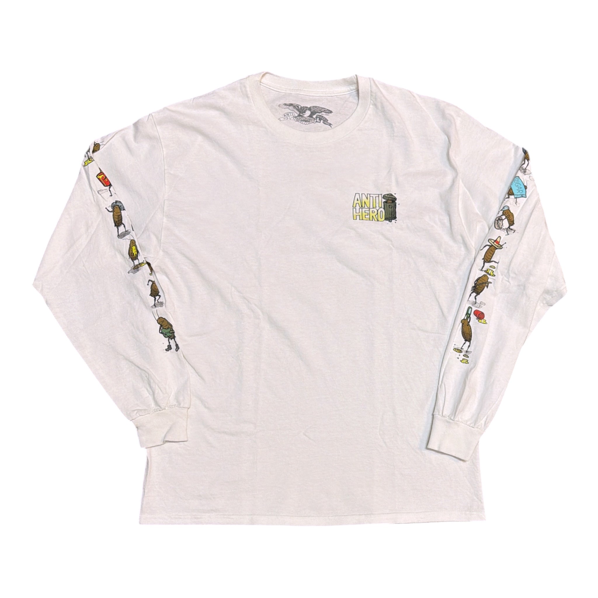 Anti Hero Roaches White Long Sleeve