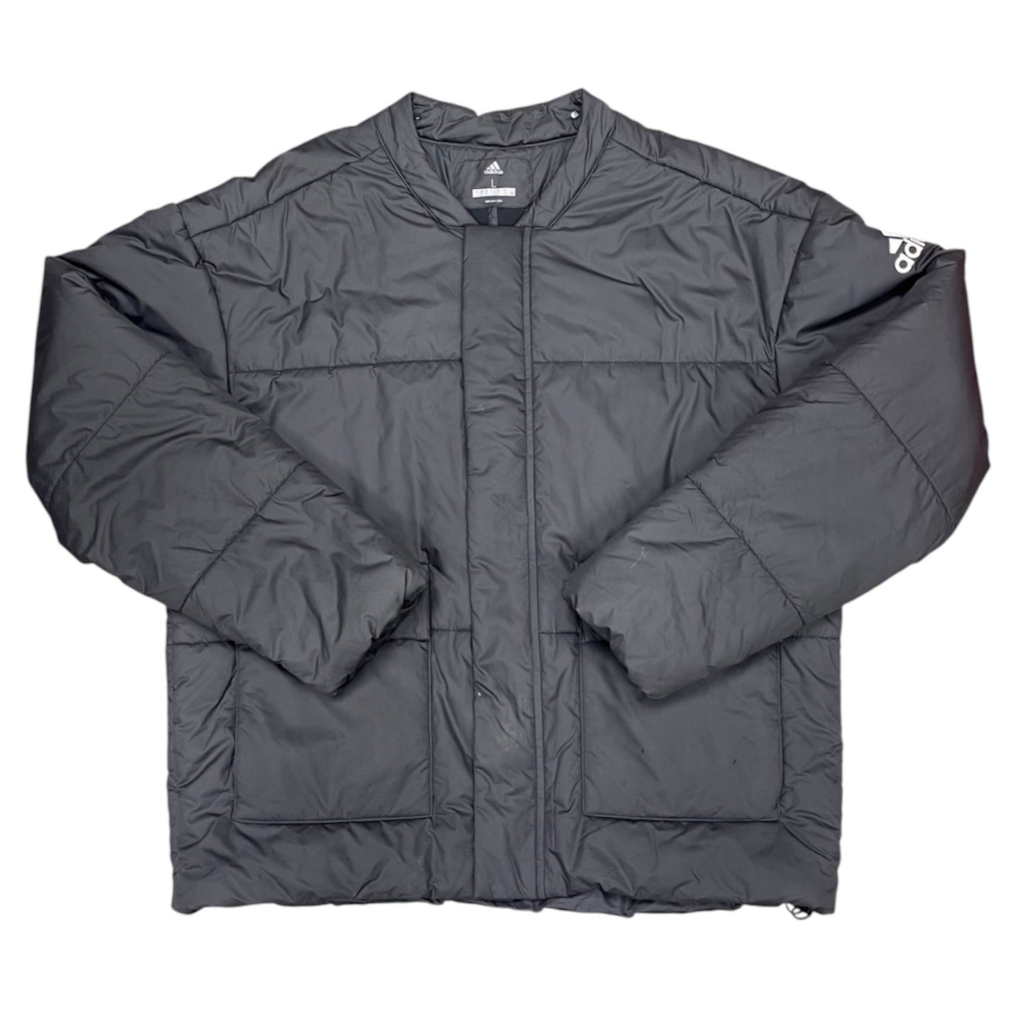 Adias Black Baffle Padded Jacket