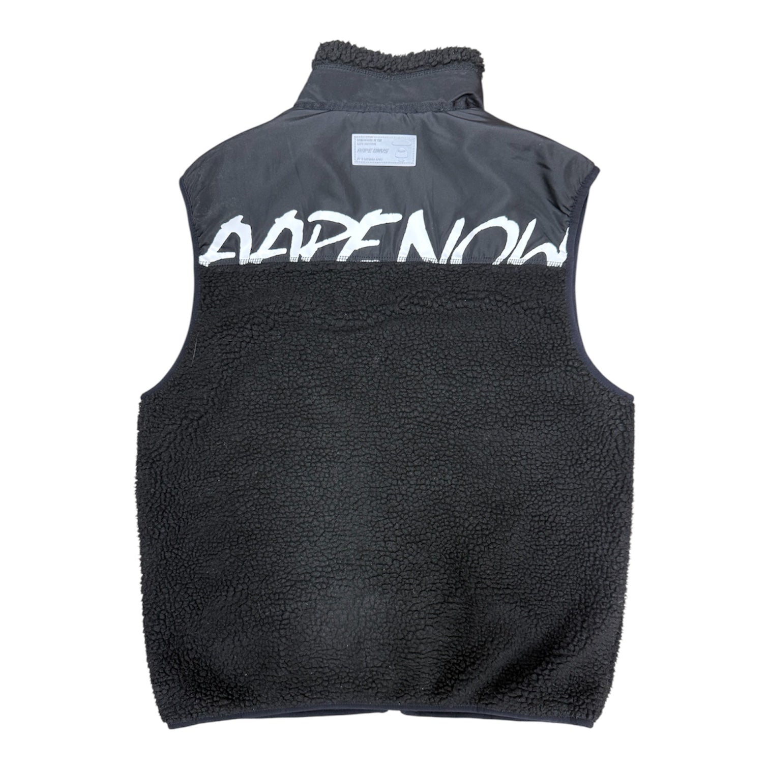 AAPE by A Bathing Ape Sherpa Black Vest