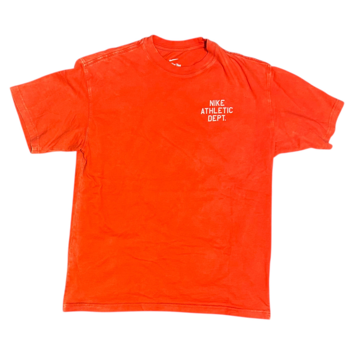 Nike Athletic Department Washed Orange Tshirt