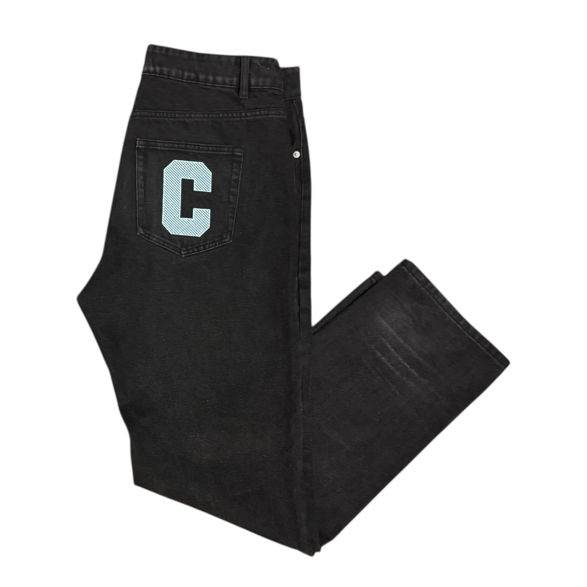 Ice Cream Running Dog Black Jeans