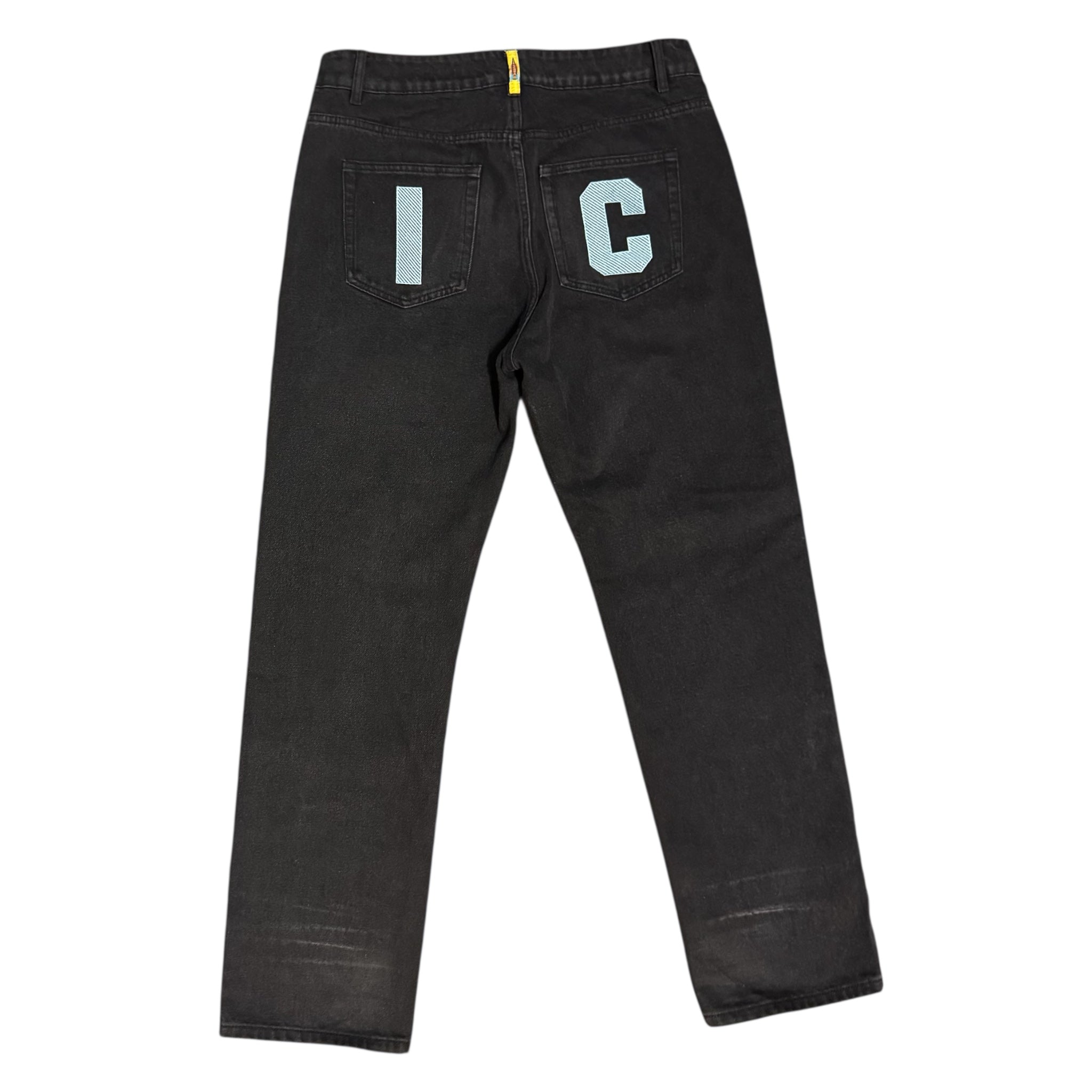 Ice Cream Running Dog Black Jeans