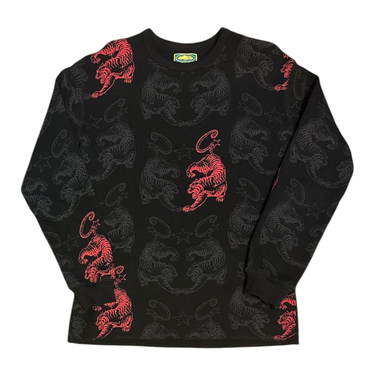 Corteiz Tiger Waffle Black Sweatshirt