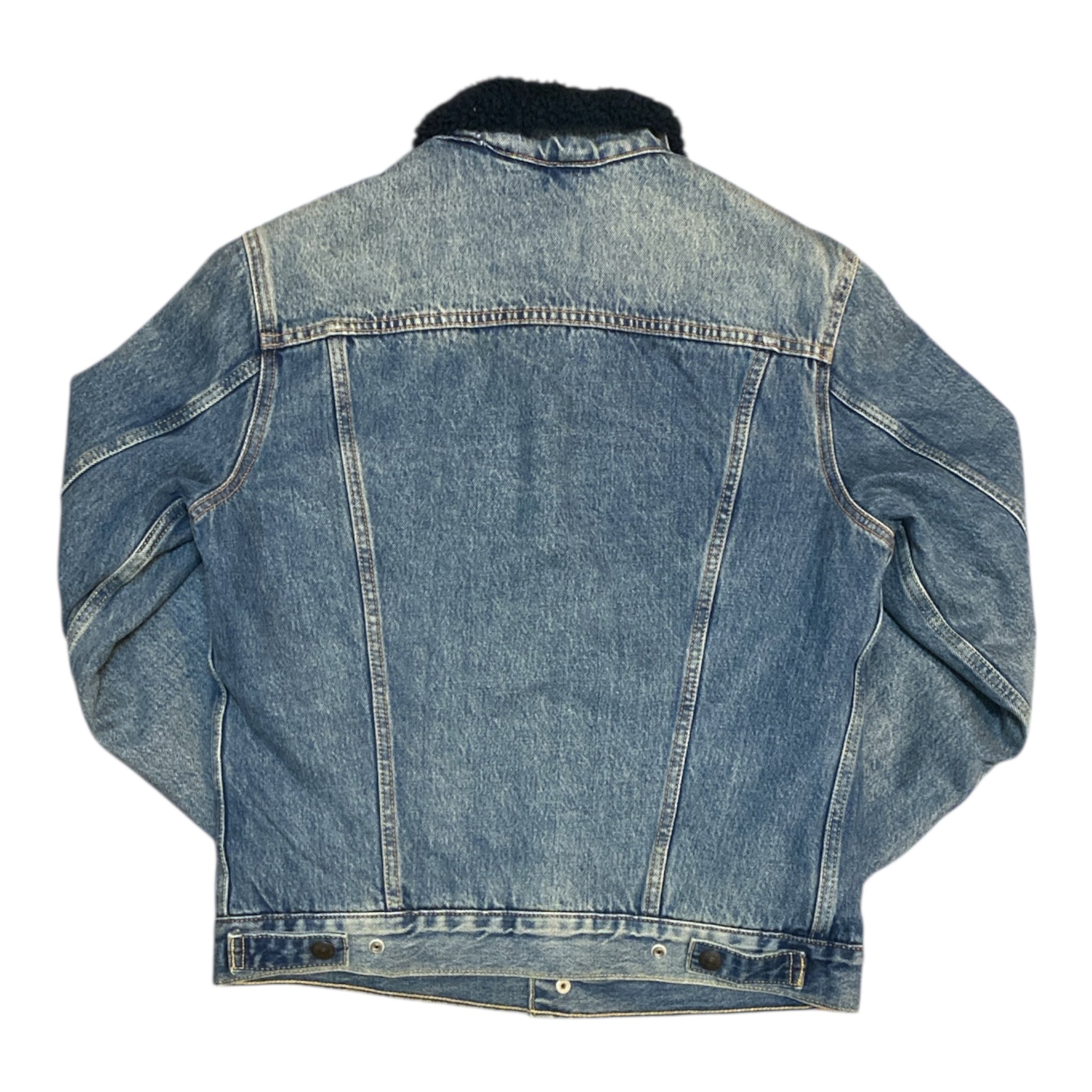 Levi's Navy Sherpa Denim Jacket