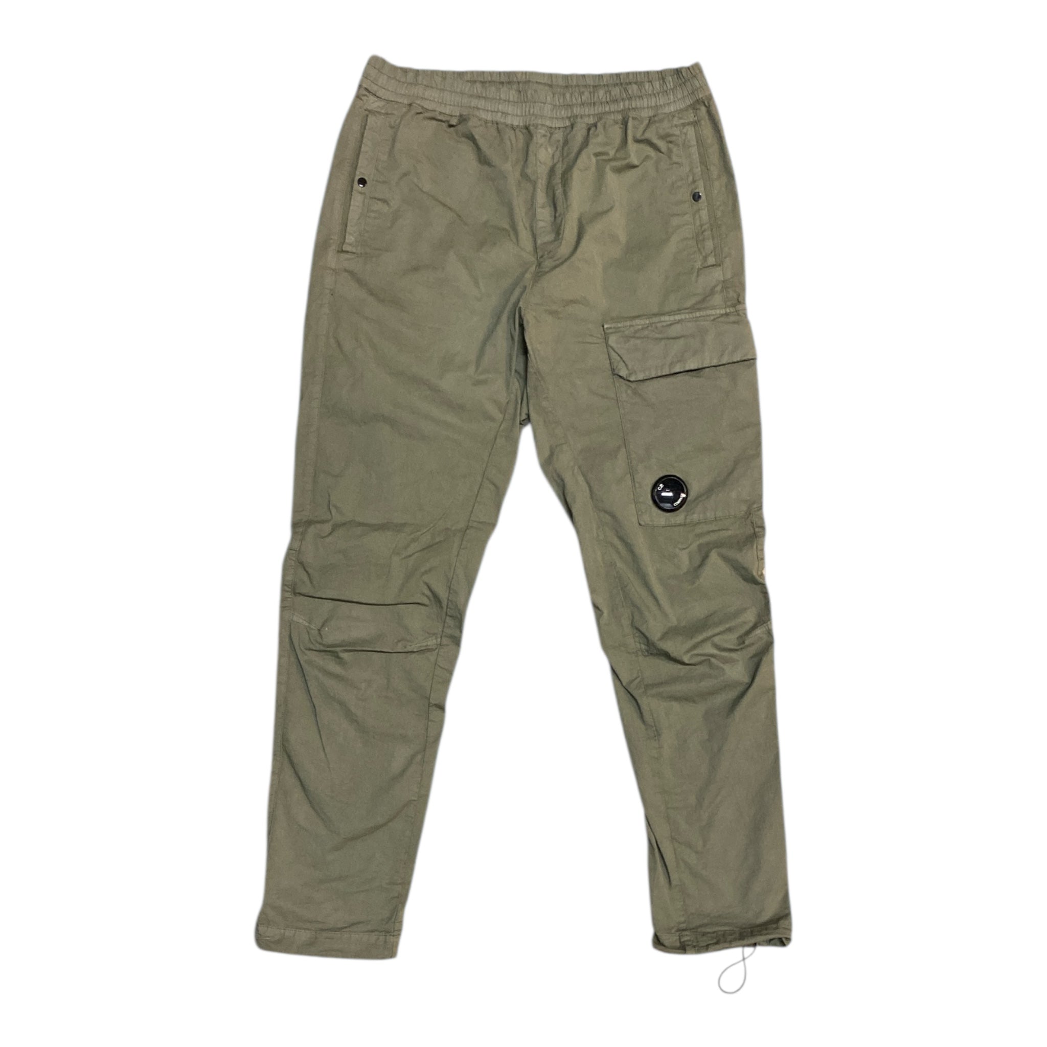 C.P Company Twill Stretch Regular Agave Green Utility Cargo Pants