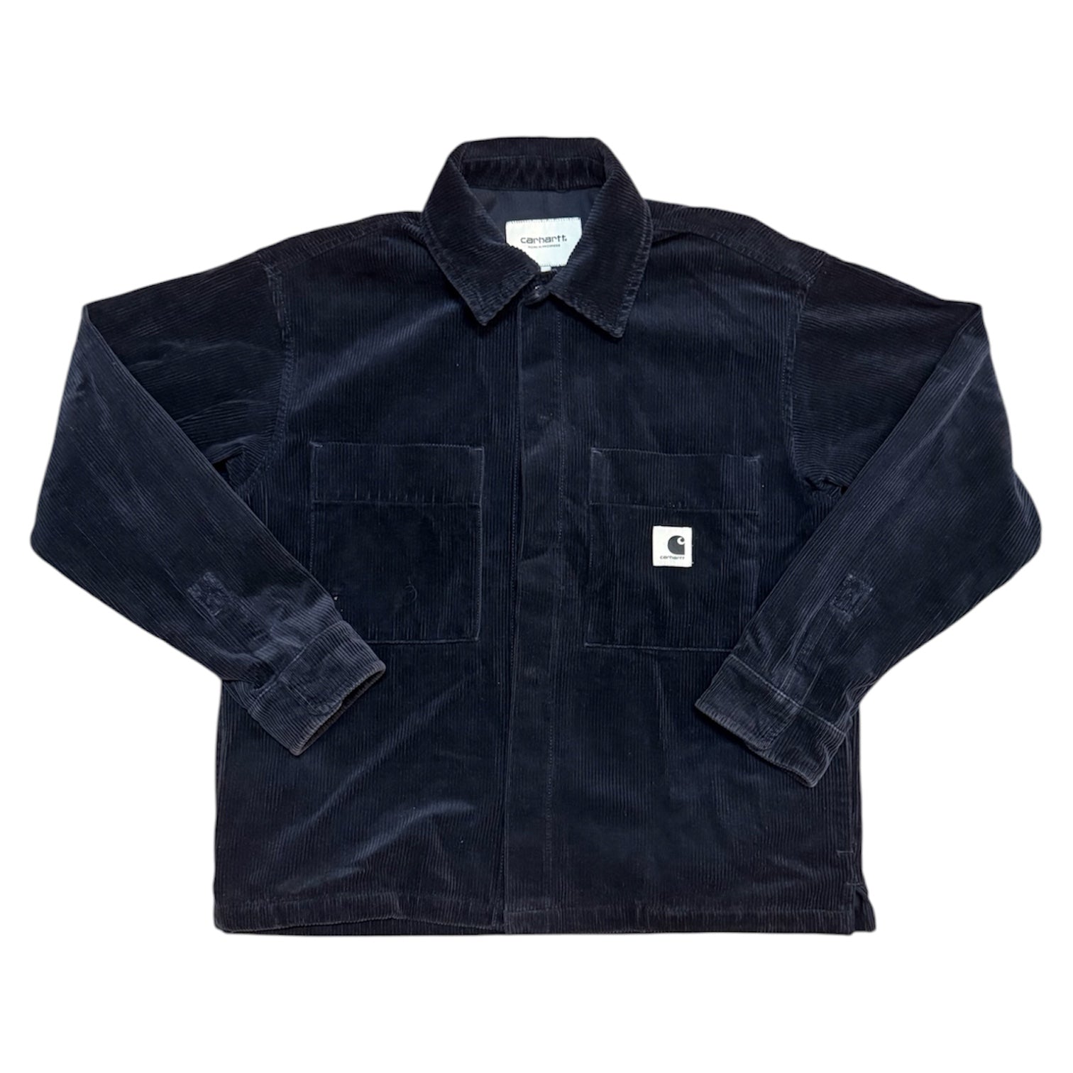 Carhartt WIP Foya Navy Corduroy Overshirt Jacket (W)