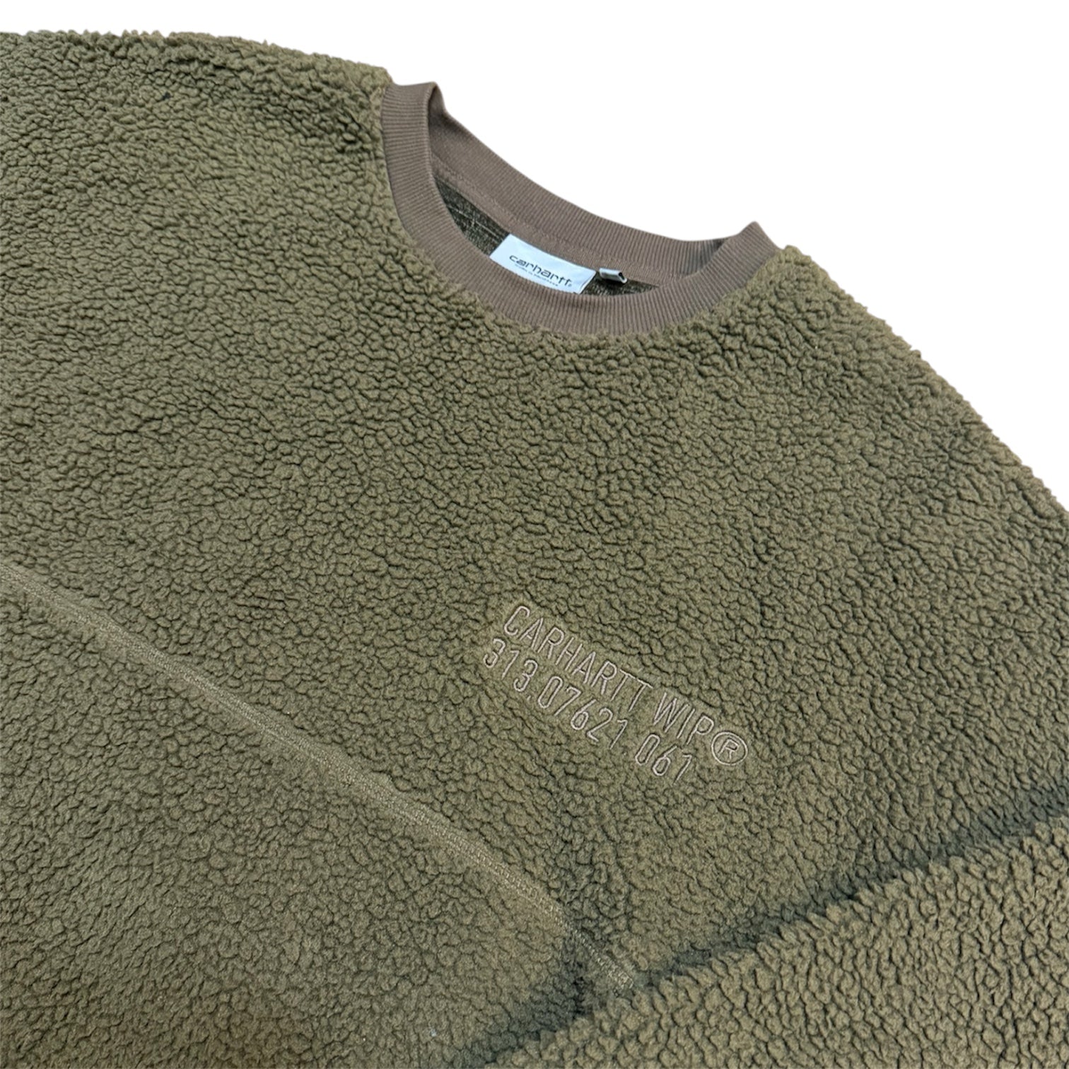 Carhartt WIP Coordinate Brown Sherpa Sweatshirt
