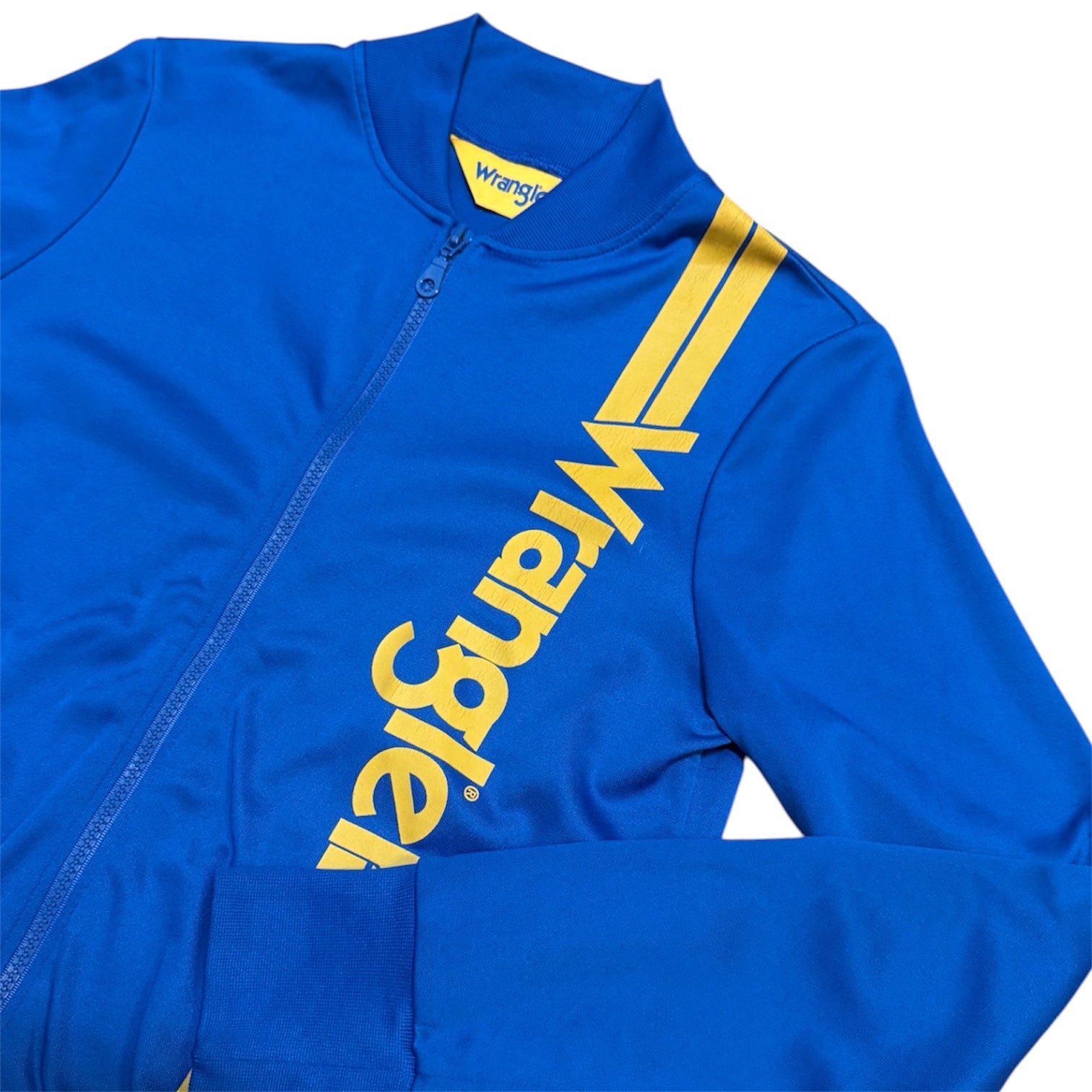 Wrangler Blue Gold Nylon Track Top (W)